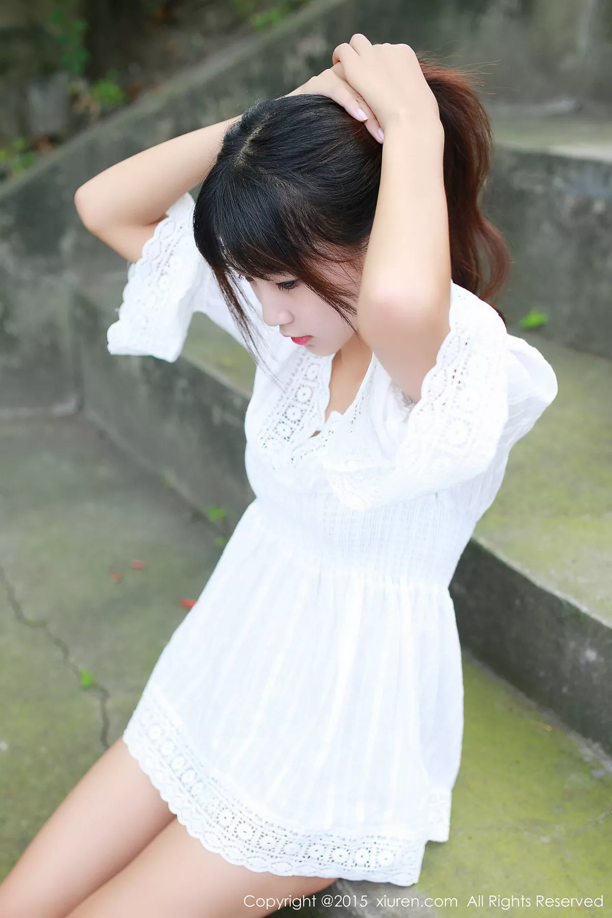 秀人集.com_[XiuRen秀人网]No.357_秀发嫩模徐畅和徐畅白色衬衫户外清新迷人写真46P
