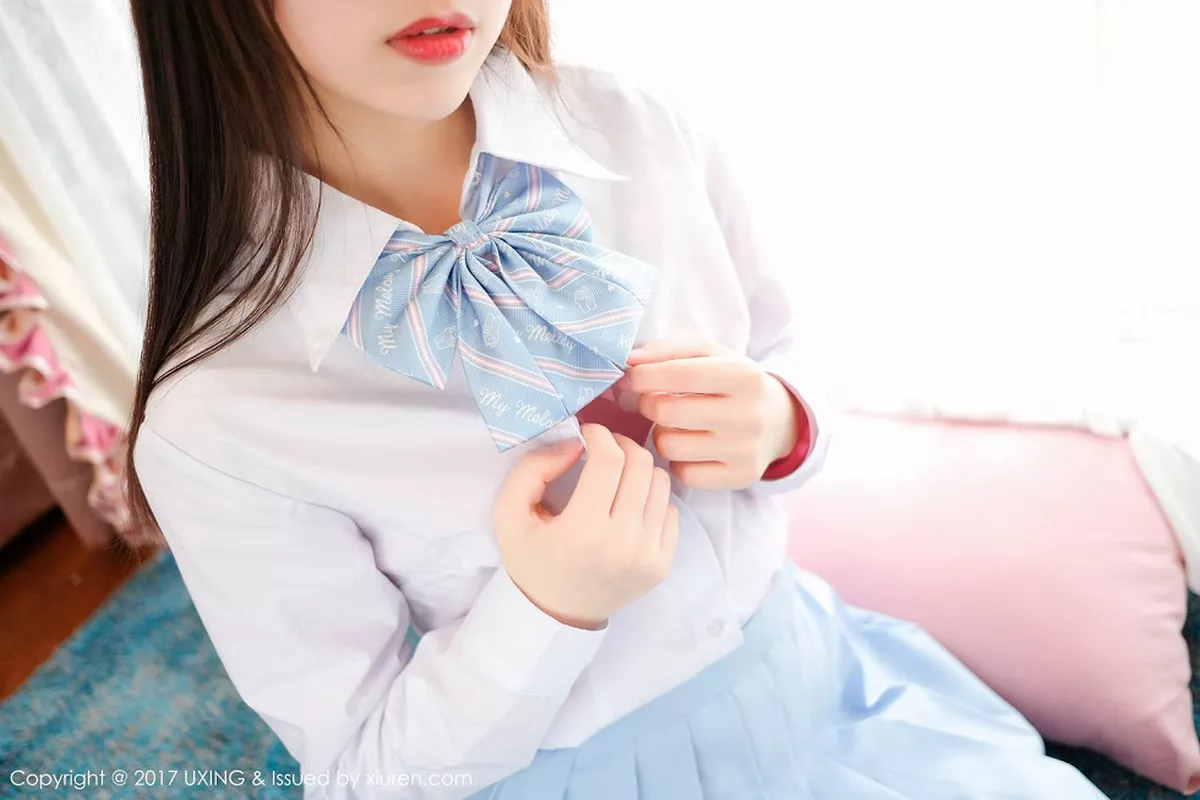 秀人集.com_[UXING优星馆]Vol.041_萝莉妹子丸子mayuki清纯学生装秀完美身材清爽迷人写真43P