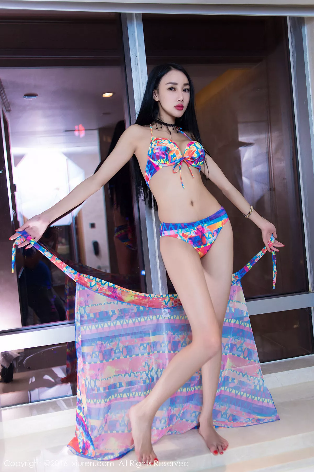 秀人集.com_[XiuRen秀人网]No.595_嫩模婕西儿jessie情趣内衣系列大尺度私房浴室湿身诱惑写真52P