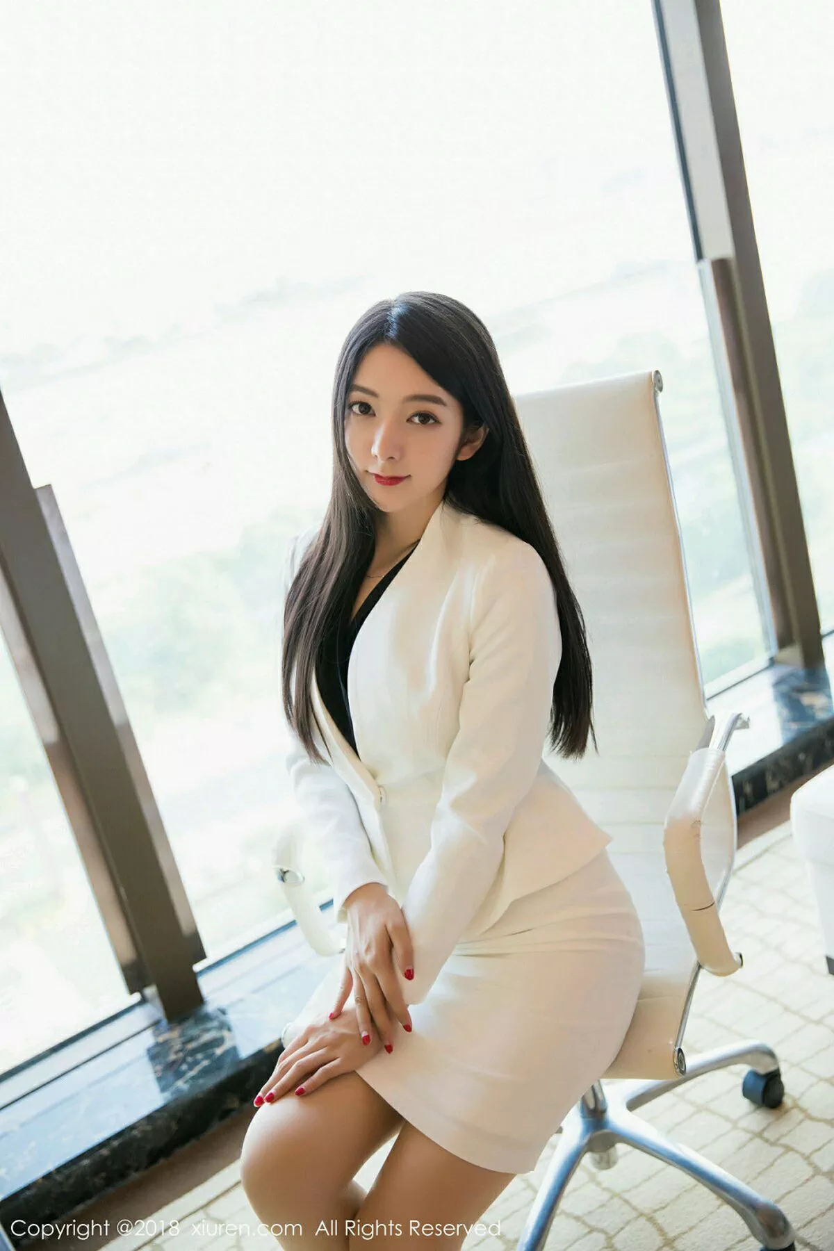 秀人集.com_[XiuRen秀人网]No.1209_女神Angela小热巴私房性感秘书OL制服配蕾丝内衣诱惑写真51P