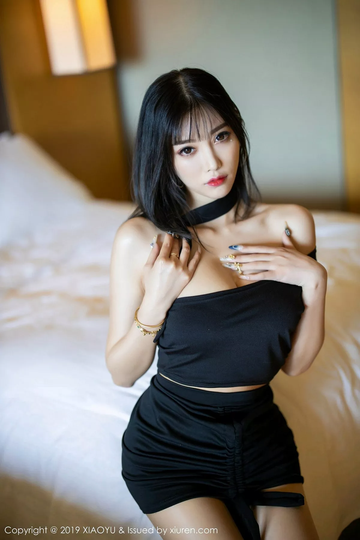 秀人集.com_[XiaoYu画语界]Vol.134_女神杨晨晨sugar海南岛心愿旅拍私房黑色蕾丝内裤诱惑写真62P