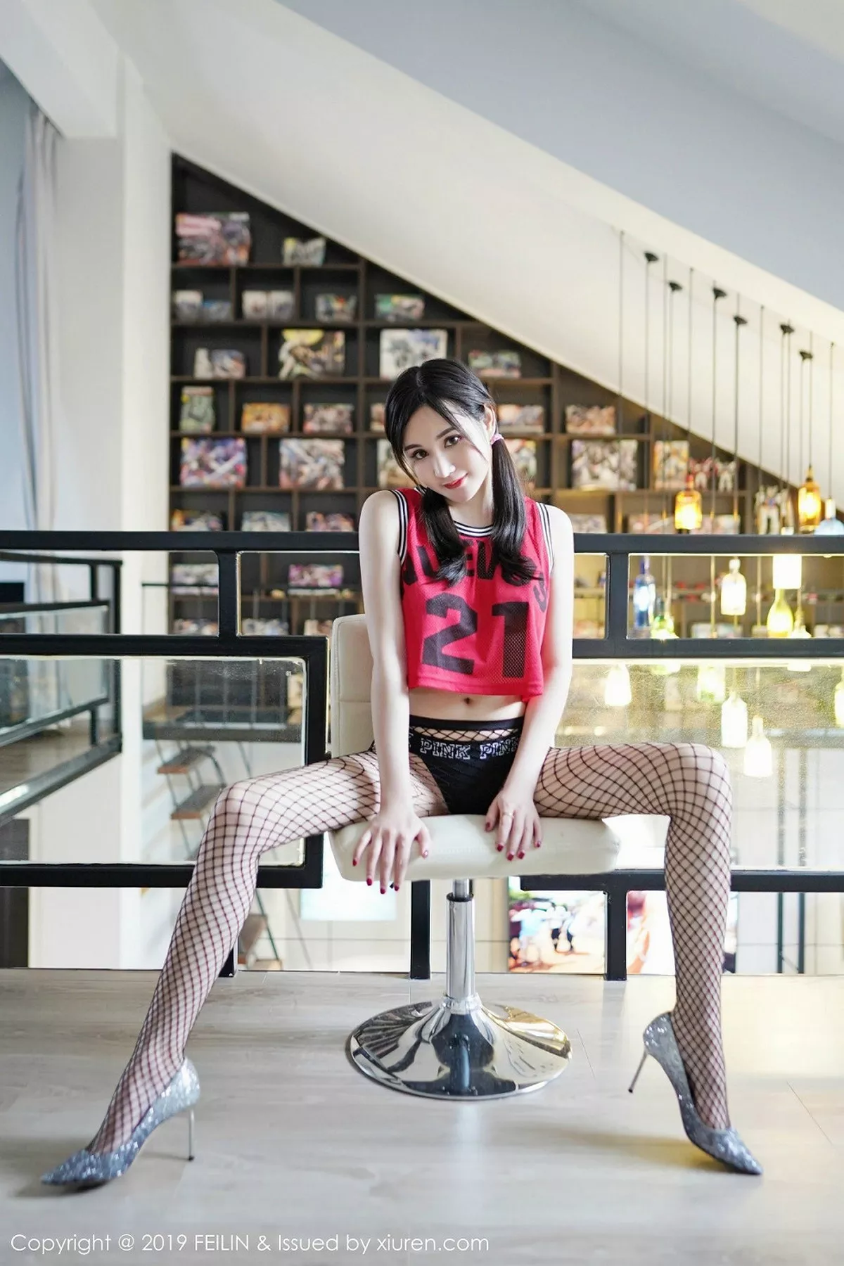 秀人集.com_[FeiLin嗲囡囡]Vol.206_嫩模Celina青妍私房真空秋衣+粉色情趣内衣完美诱惑写真57P