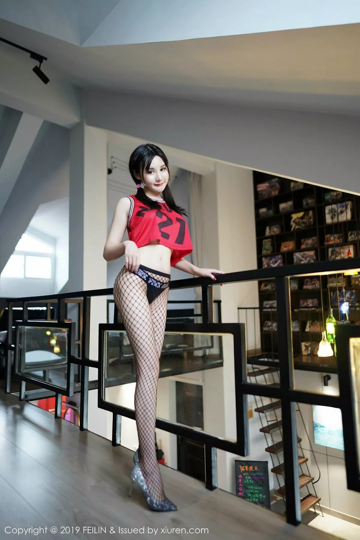 秀人集.com_[FeiLin嗲囡囡]Vol.206_嫩模Celina青妍私房真空秋衣+粉色情趣内衣完美诱惑写真57P