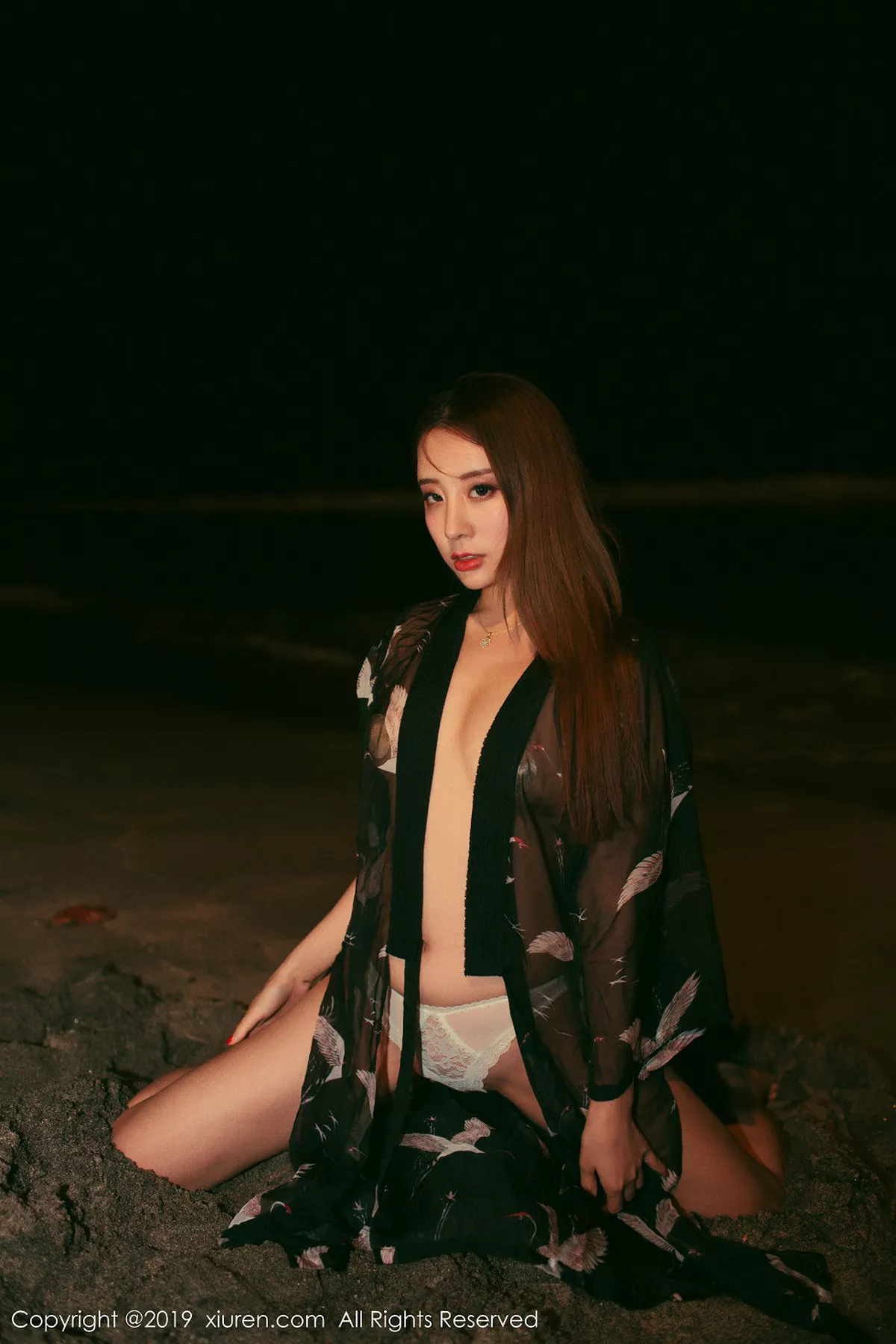 秀人集.com_[XiuRen秀人网]No.1652_嫩模筱慧户外海边沙滩全裸上身露美乳蕾丝内裤惹火诱惑写真62P