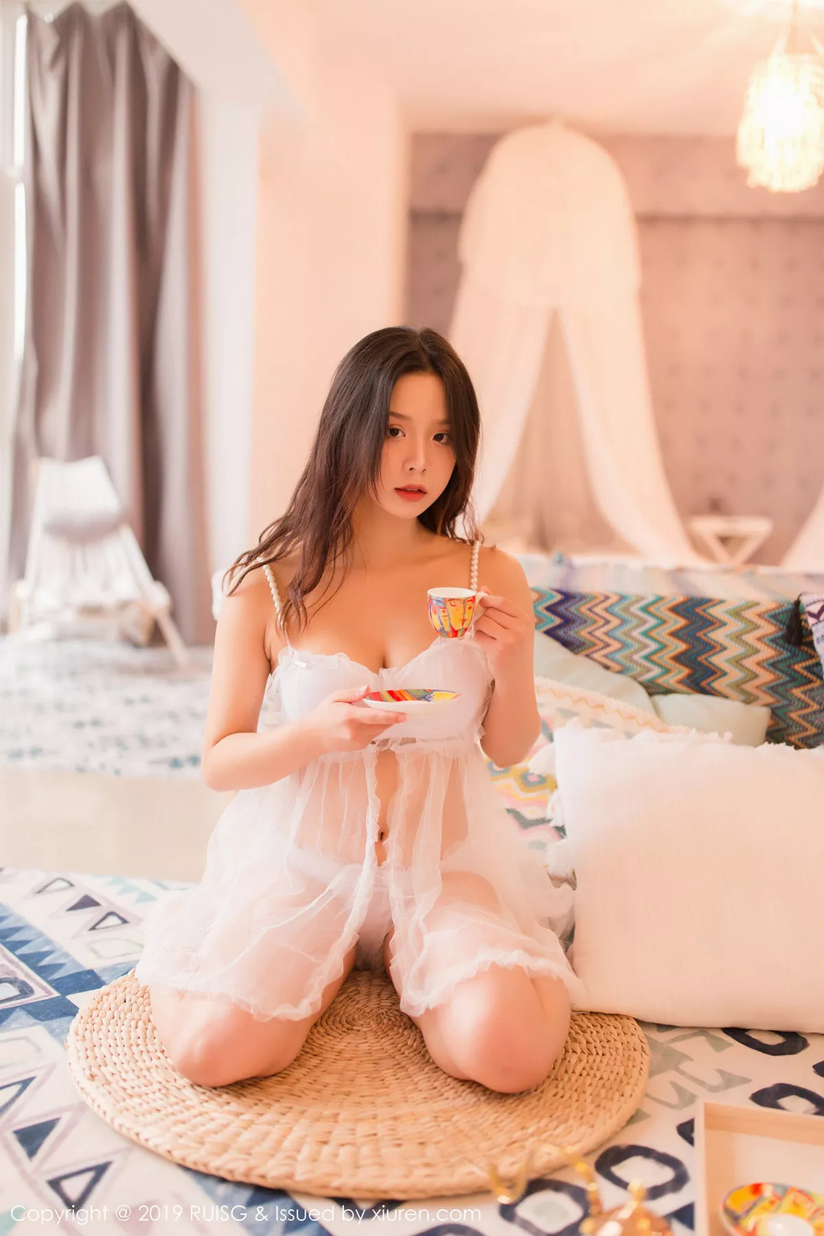 秀人集.com_[RUISG瑞丝馆]Vol.081_嫩模木木夕Mmx私房性感白色薄纱内衣秀完美身材诱惑写真46P