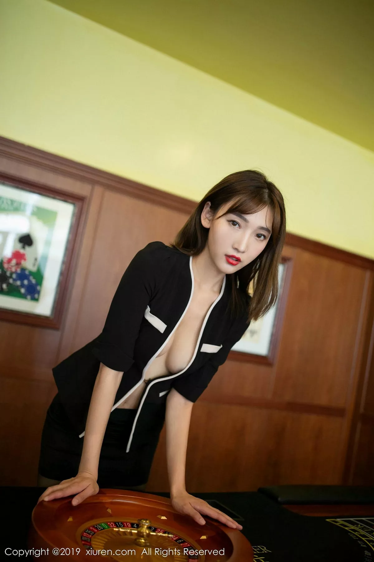 秀人集.com_[XiuRen秀人网]No.1807_嫩模陆萱萱赌场荷官主题角色扮演性感黑丝制服撩人诱惑写真69P