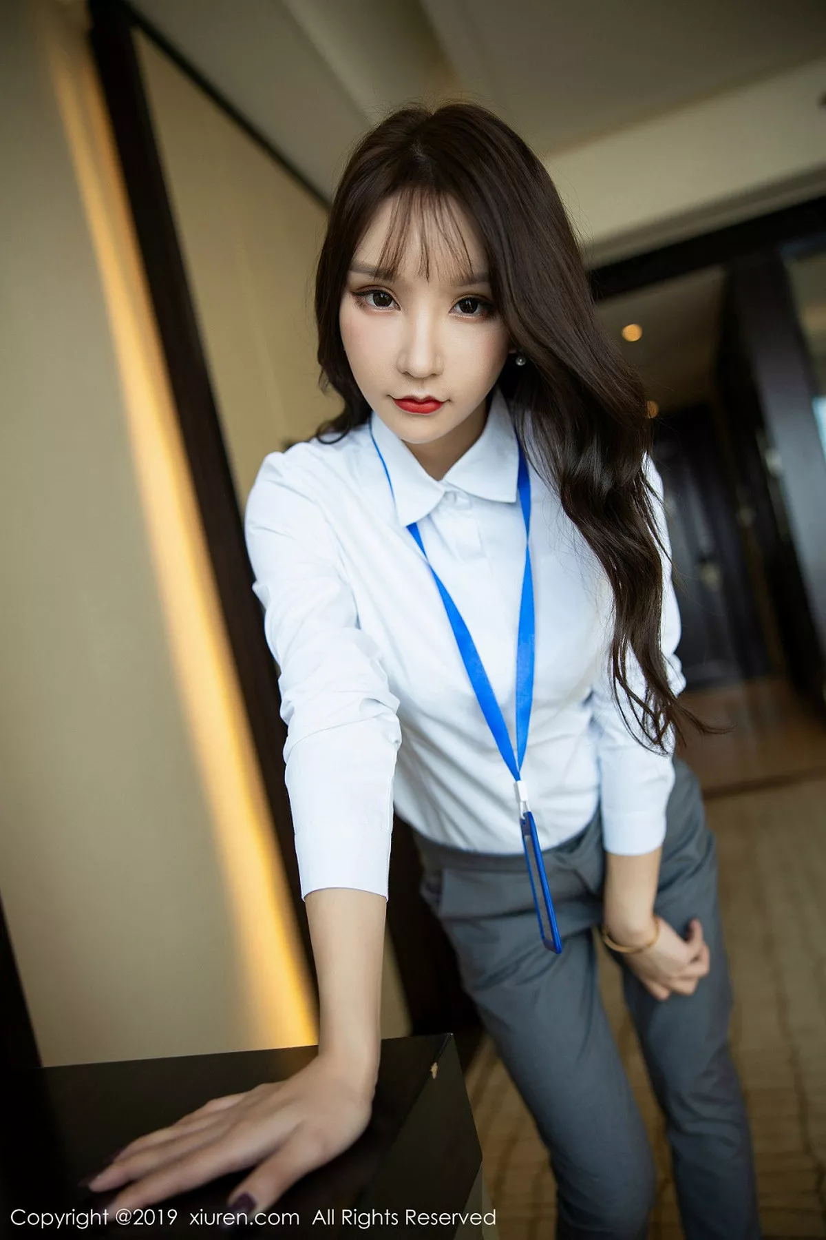 秀人集.com_[XiuRen秀人网]No.1834_女神周于希Sandy私房制服装扮脱衣露蕾丝内裤缕空诱惑写真106P