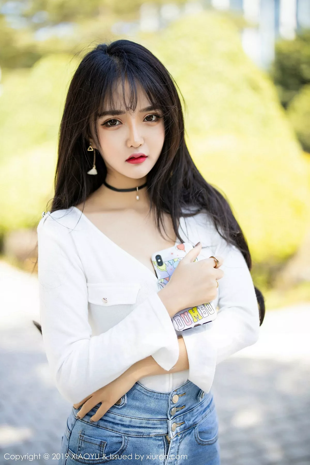 秀人集.com_[XiaoYu画语界]Vol.212_嫩模Miko酱吖私房脱紧身牛仔裤露超薄肉丝撩人诱惑写真108P