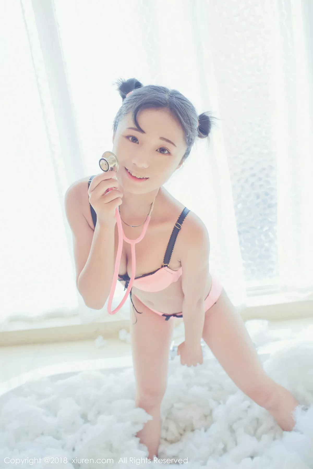 秀人集.com_[XiuRen秀人网]No.1220_嫩模苍井优香私房小护士粉色性感内衣秀傲人豪乳诱惑写真50P