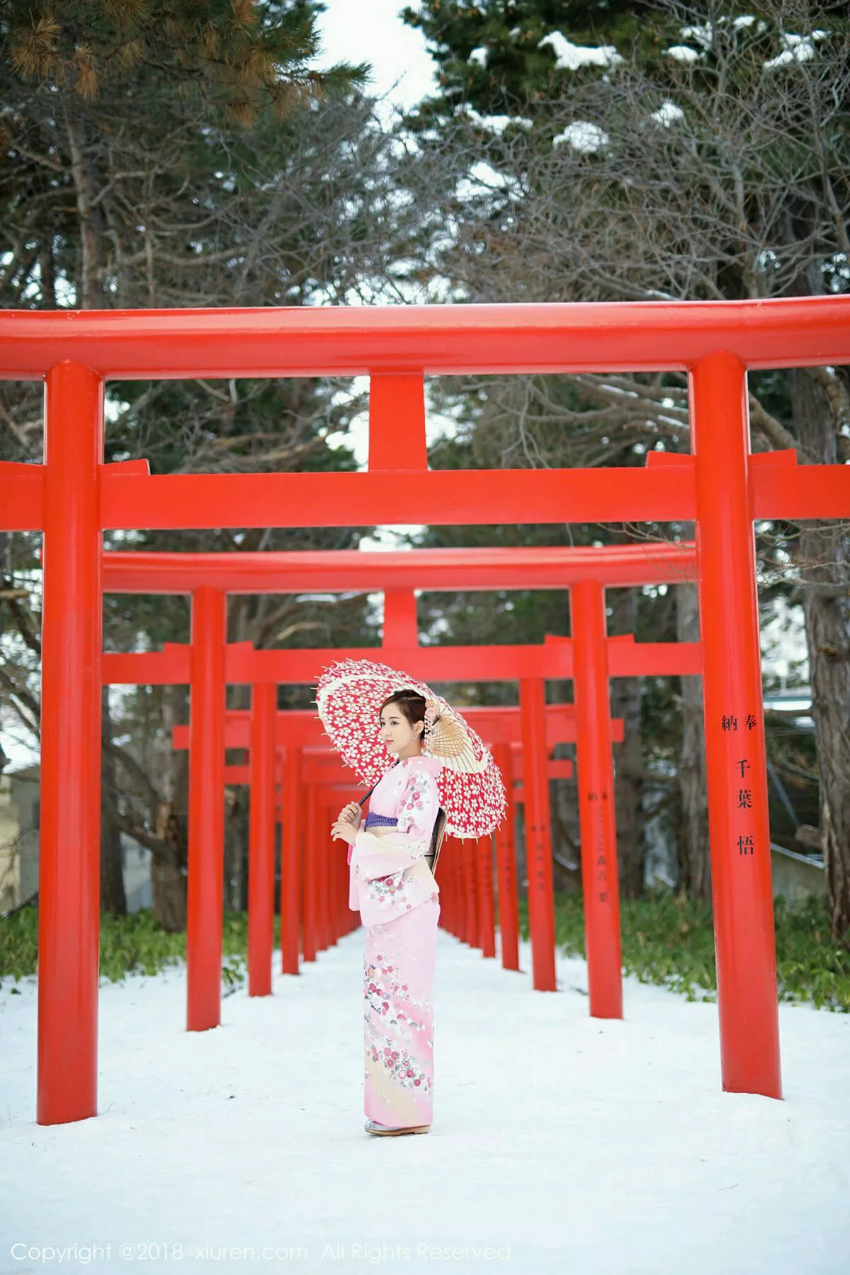 秀人集.com_[XiuRen秀人网]No.1228_美女猫宝北海道旅拍粉色和服+粉色比基尼惹火诱惑写真49P