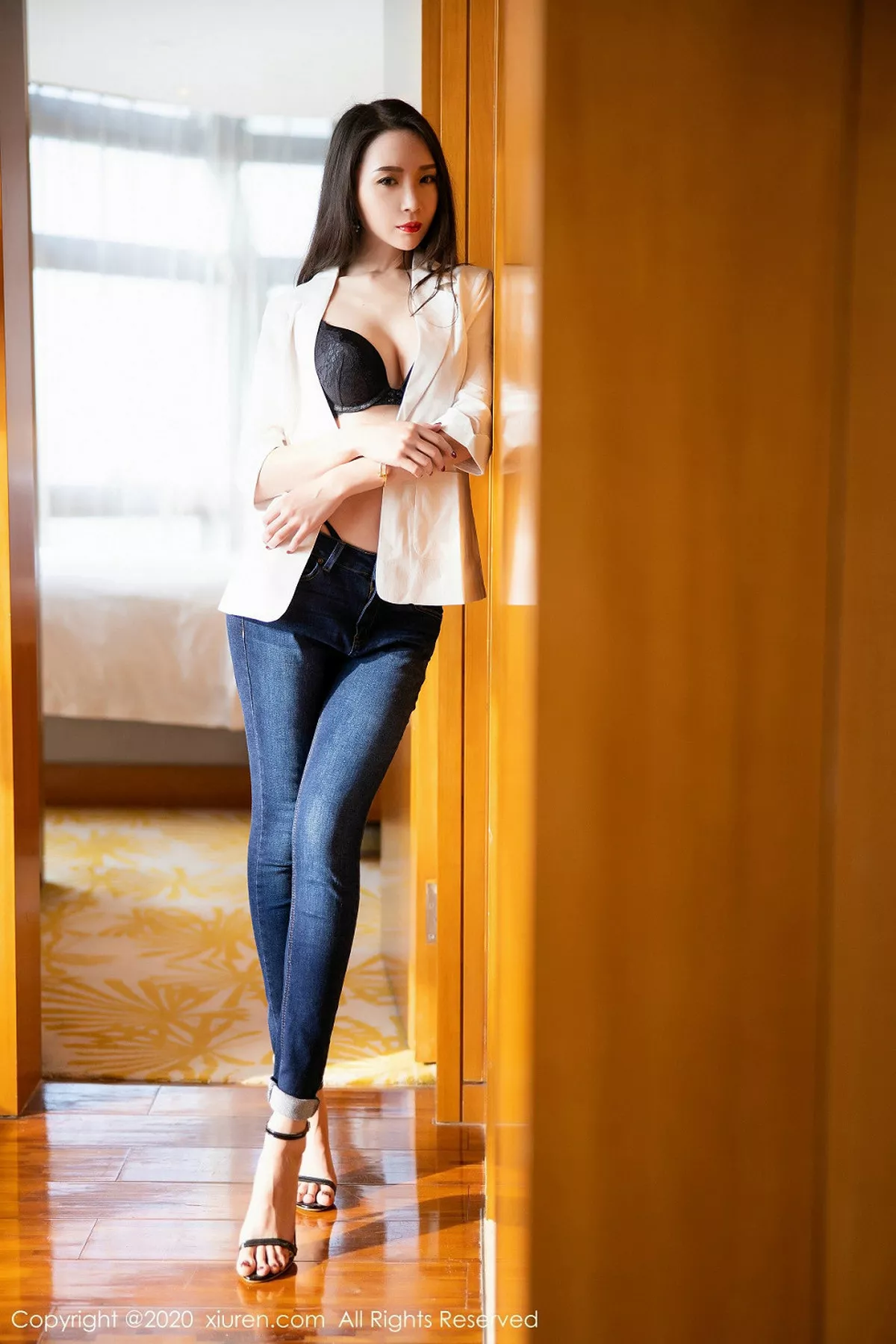 秀人集.com_[XiuRen秀人网]No.1913_嫩模梦心月私房脱牛仔裤性感内衣秀白嫩肌肤撩人诱惑写真104P