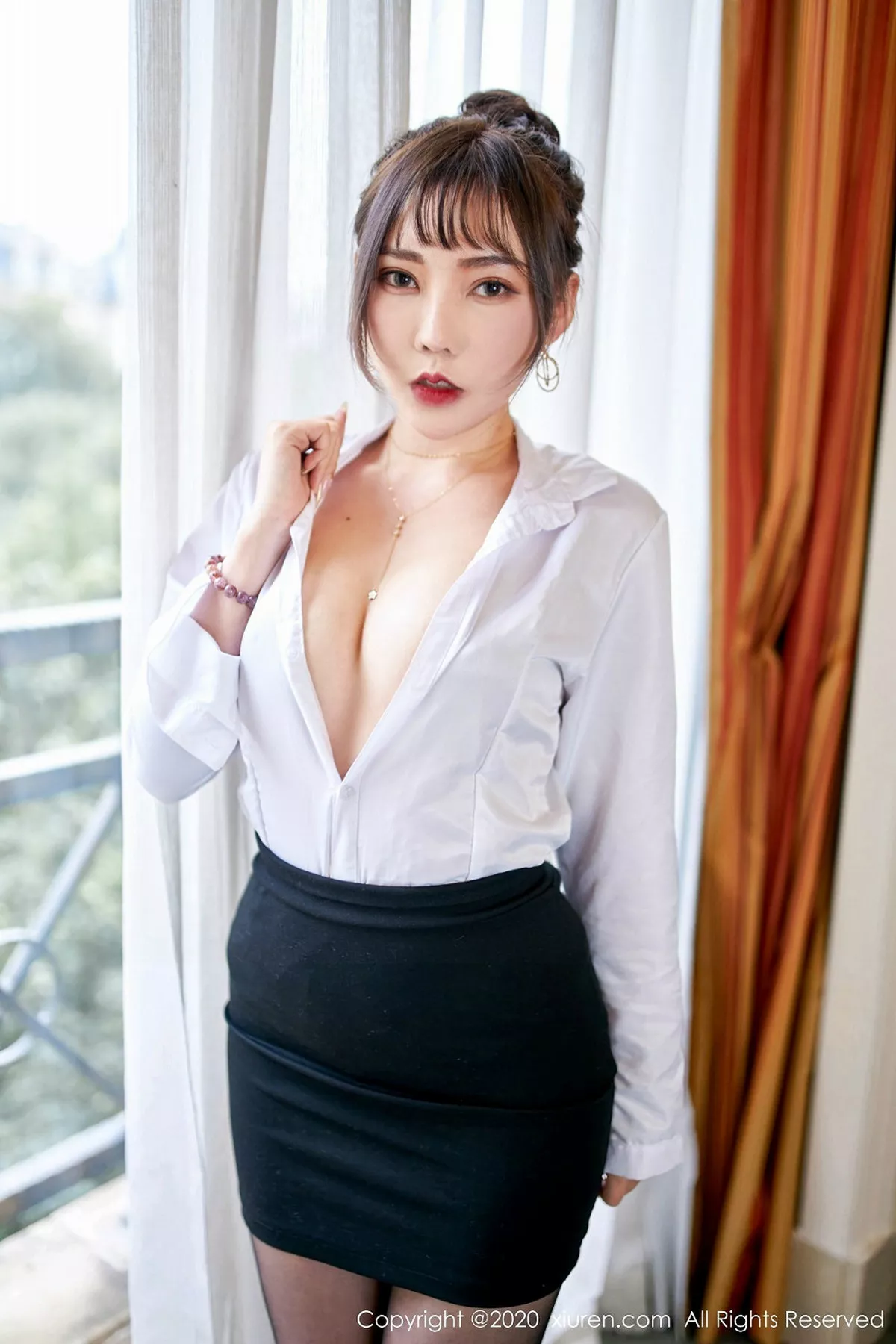 秀人集.com_[XiuRen秀人网]No.1928_嫩模柴婉艺Averie私房性感透视装秀豪乳遮点撩人诱惑写真42P