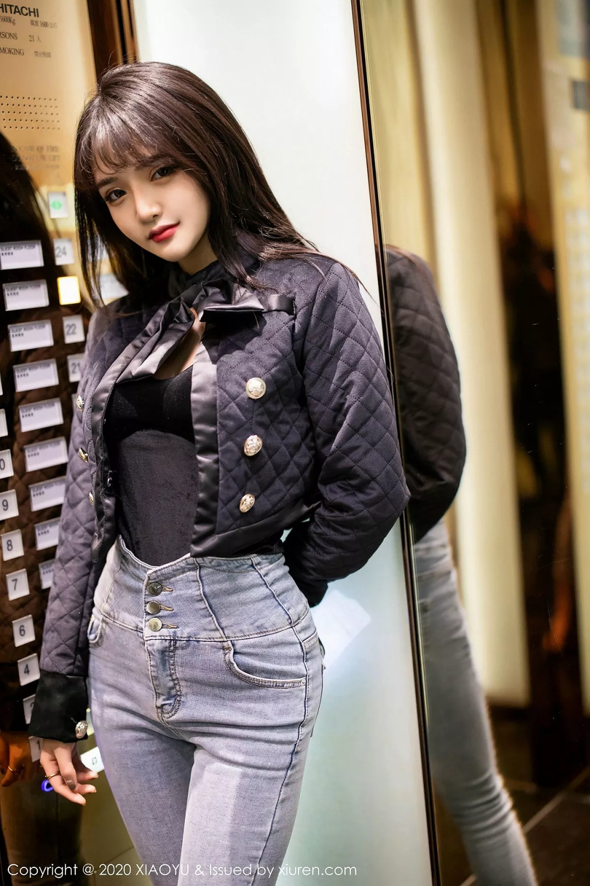 秀人集.com_[XiaoYu画语界]Vol.235_嫩模Miko酱吖私房床上性感黑色内衣秀火辣身材诱惑写真103P