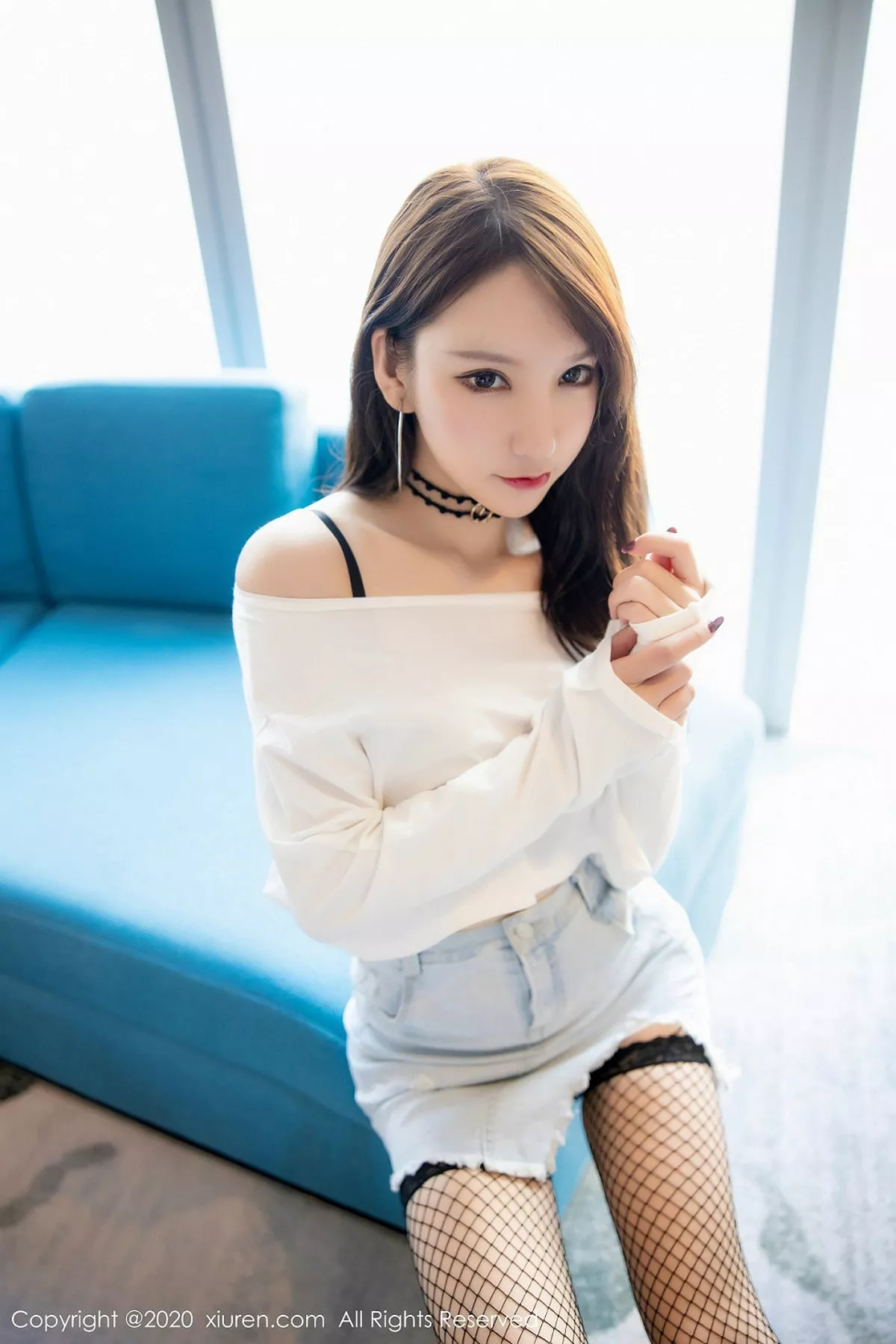 秀人集.com_[XiuRen秀人网]No.1953_女神周于希Sandy私房黑色内衣配黑网袜秀浑圆翘臀诱惑写真87P