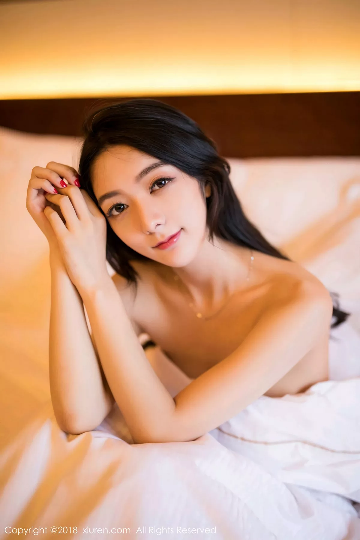 秀人集.com_[XiuRen秀人网]No.1292_嫩模Angela喜欢猫私房床上粉色真空睡衣秀完美身材诱惑写真55P