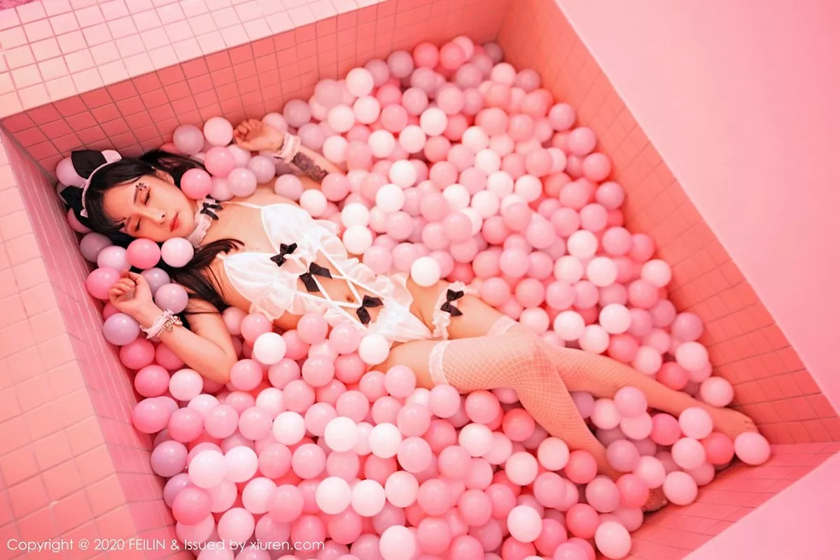 秀人集.com_[FeiLin嗲囡囡]VOL.229_嗲囡囡最新一期模特合集三大美女私房内衣撩人诱惑写真90P