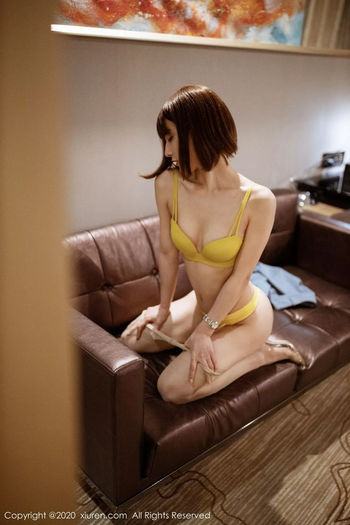 秀人集.com_[XiuRen秀人网]No.2130_嫩模林文文yooki蓝色秘书OL主题半脱露性感内衣诱惑写真68P