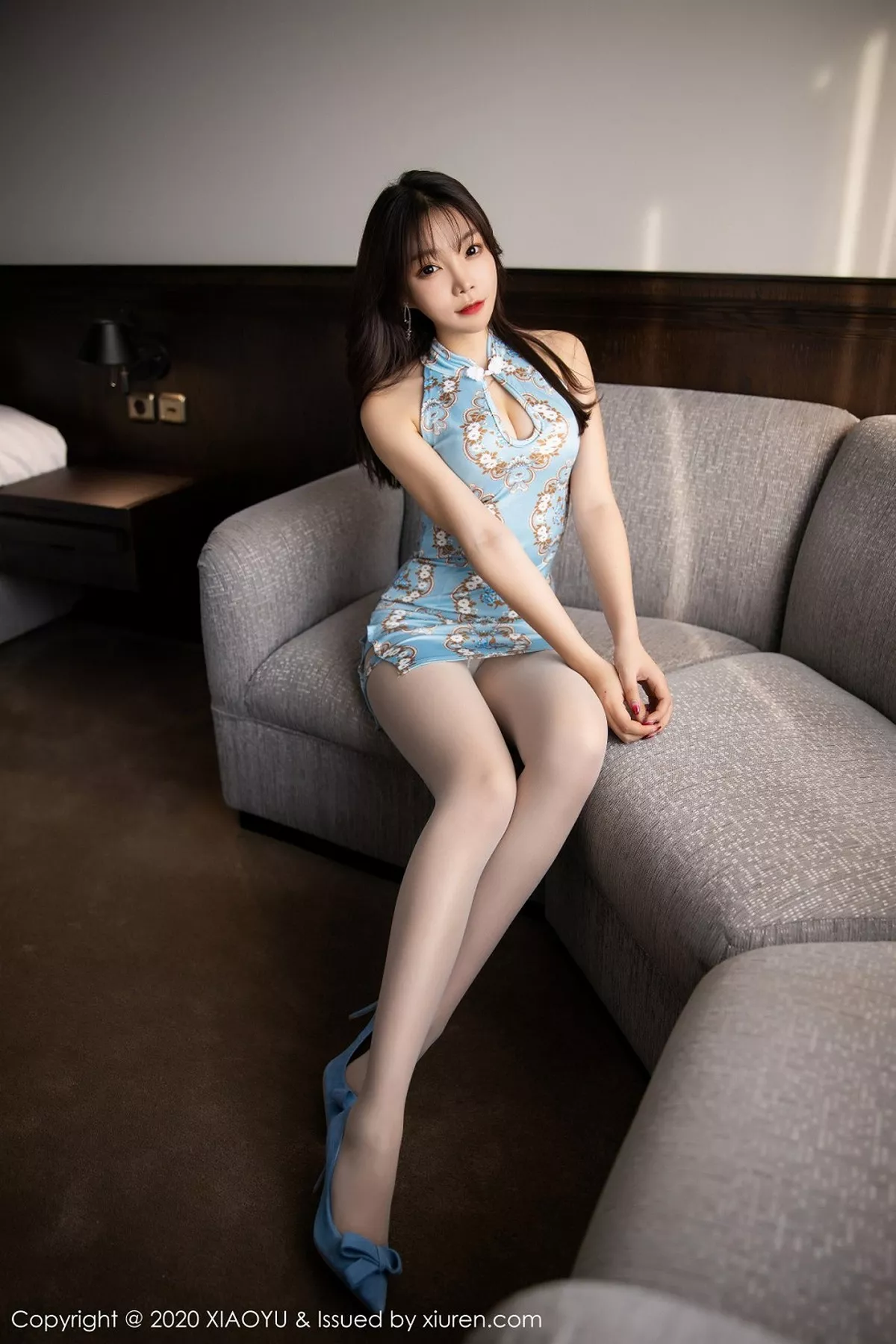 秀人集.com_[XiaoYu画语界]Vol.275_女神芝芝Booty济州岛旅拍古韵旗袍配肉丝袜完美诱惑写真86P