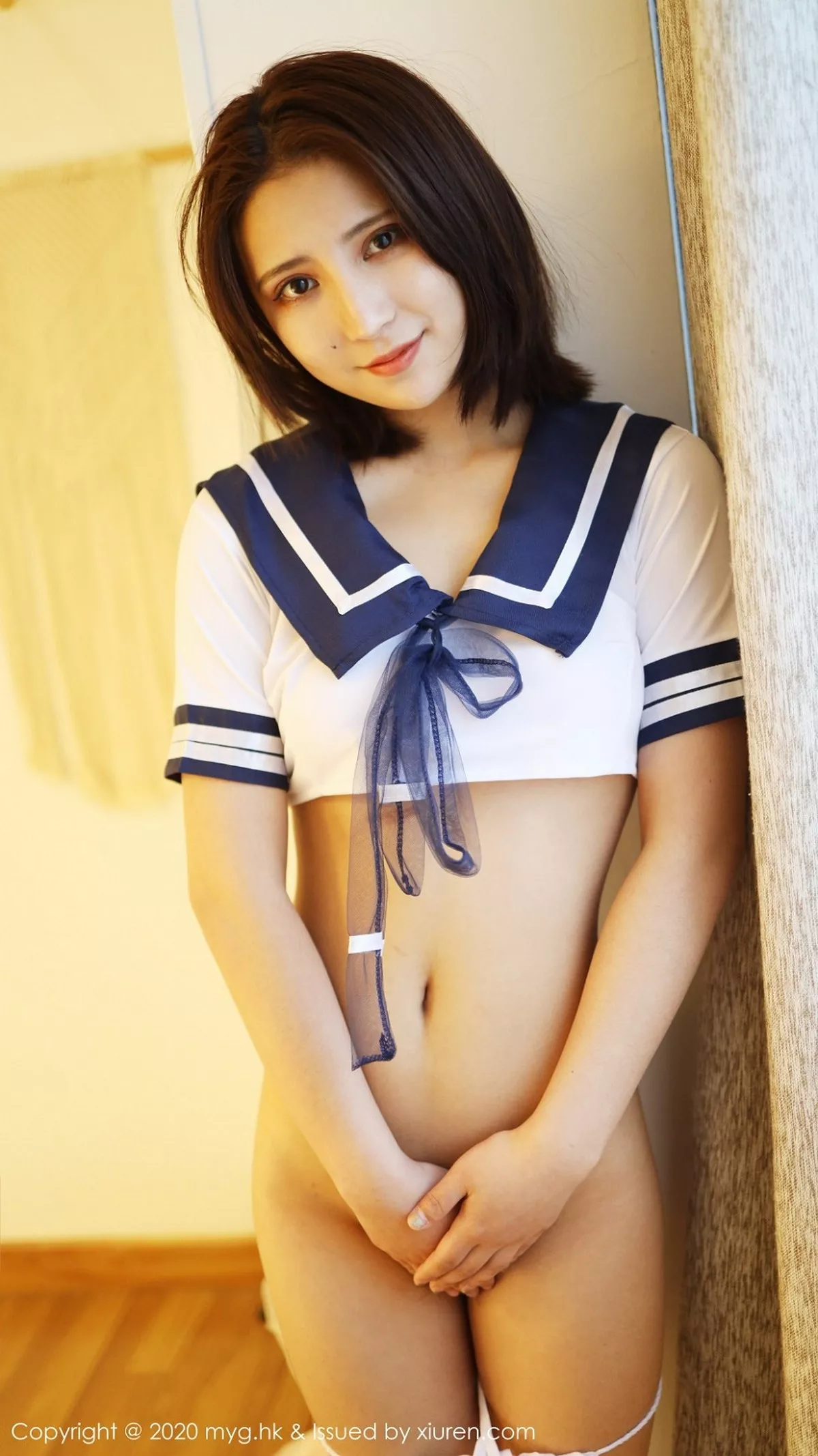 秀人集.com_[MyGirl美媛馆]Vol.442_嫩模久久Aimee青春JK制服主题半脱秀火辣身材诱惑写真66P