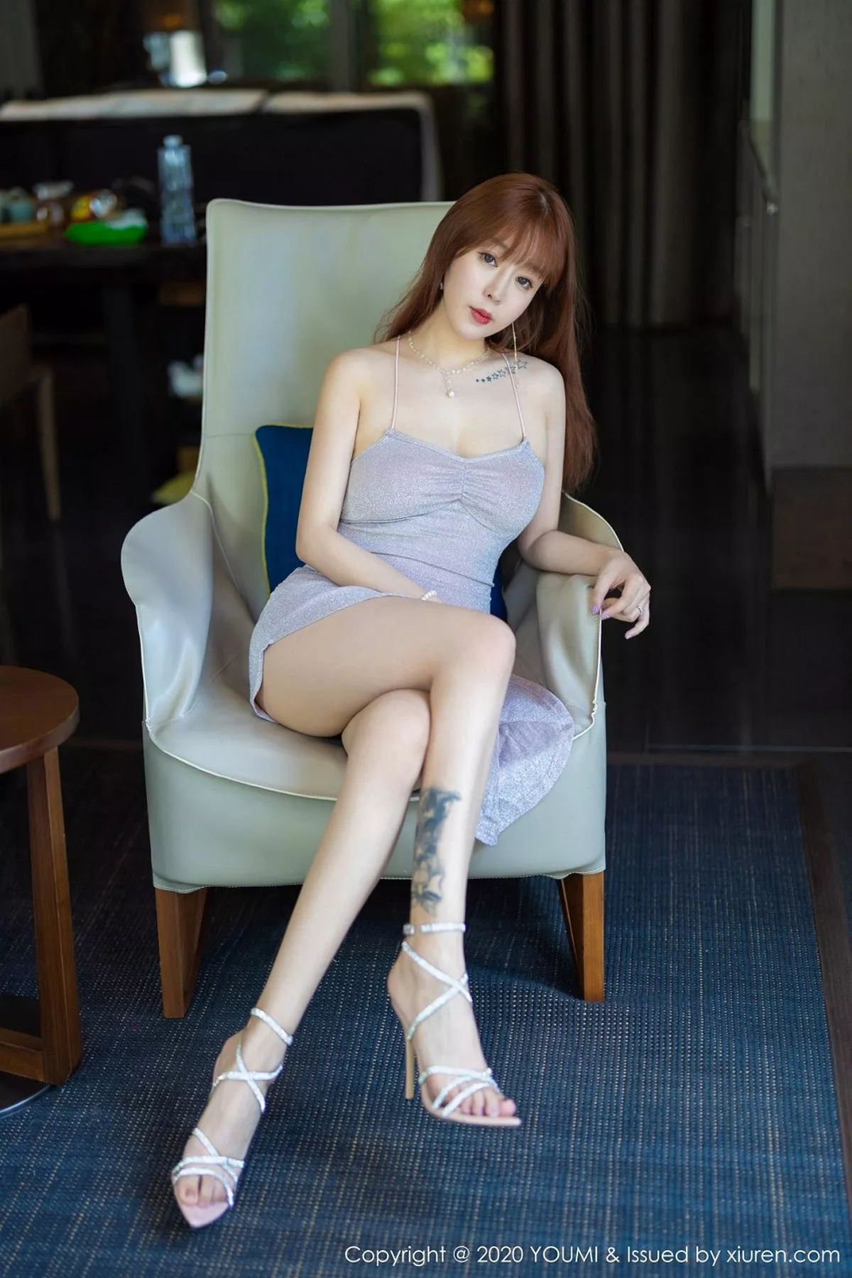 秀人集.com_[YouMi尤蜜荟]Vol.480_女神王雨纯三亚旅拍璀璨吊裙半脱露丰乳肥臀撩人诱惑写真55P