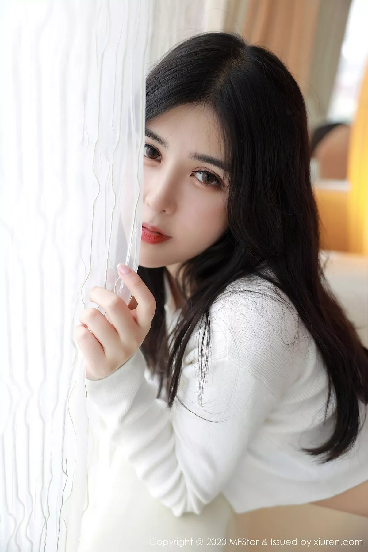 秀人集.com_[MFStar模范学院]Vol.368_嫩模韩静安私房性感黑色内衣半脱秀火辣身材撩人诱惑写真51P