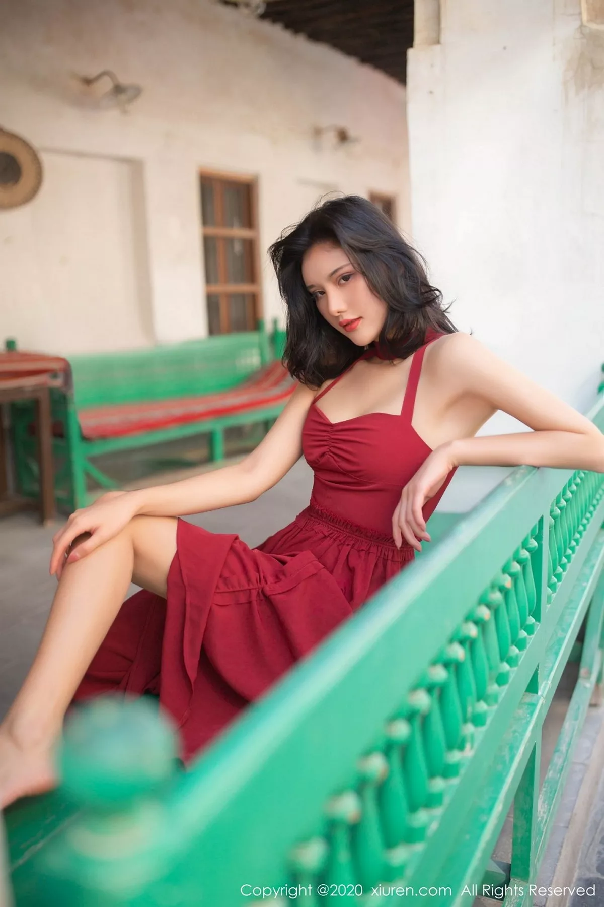 秀人集.com_[XiuRen秀人网]No.2468_嫩模就是阿朱啊私房性感红色长裙半脱真空露豪乳翘臀诱惑写真68P