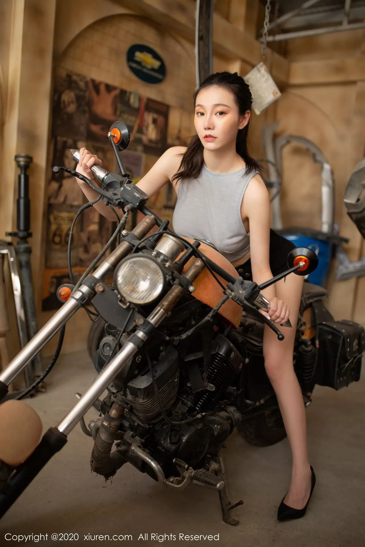 秀人集.com_[XiuRen秀人网]No.2493_嫩模安然Maleah汗湿修理工主题性感汗衫配黑色蕾丝内裤惹火写真73P