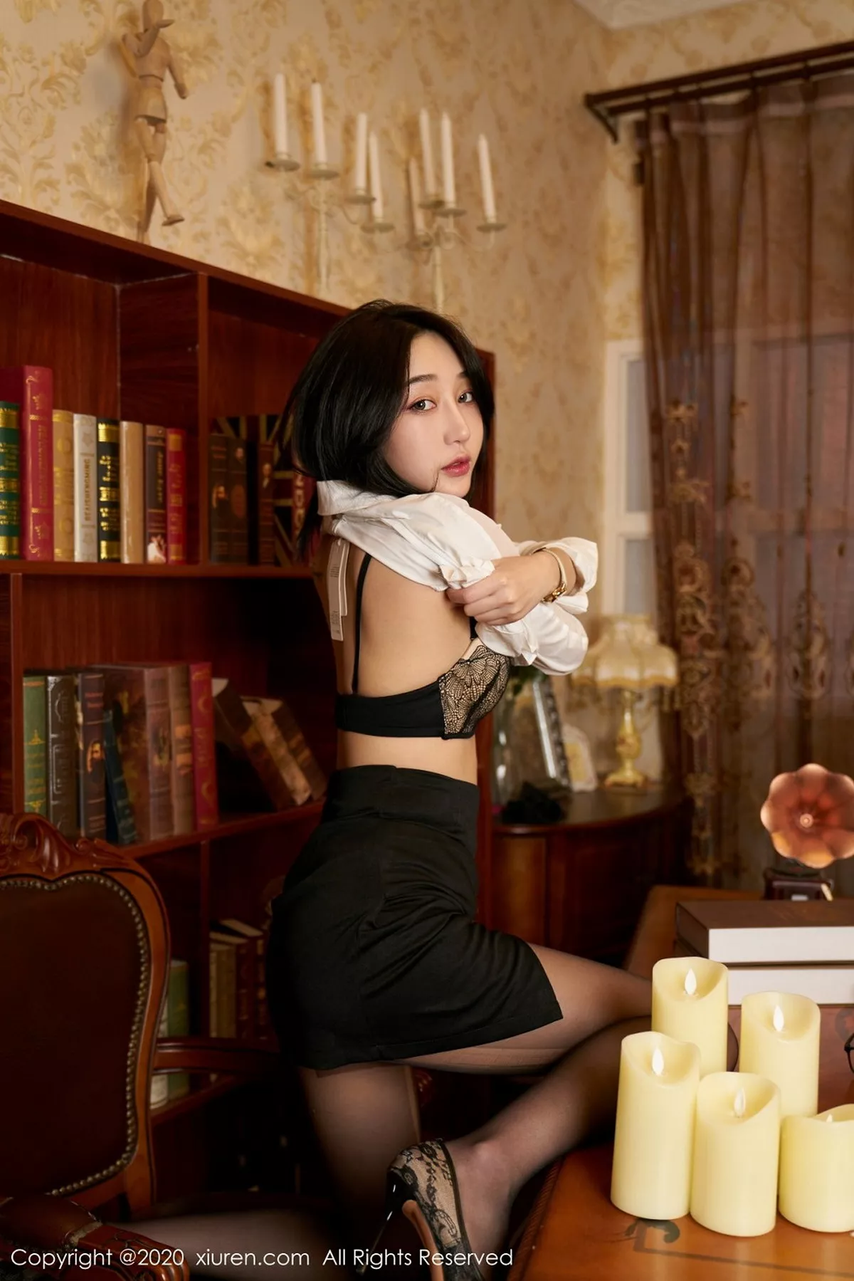 秀人集.com_[XiuRen秀人网]No.2492_嫩模九月生心愿旅拍眼镜秘书OL性感内衣配破烂黑丝裤袜诱惑写真60P