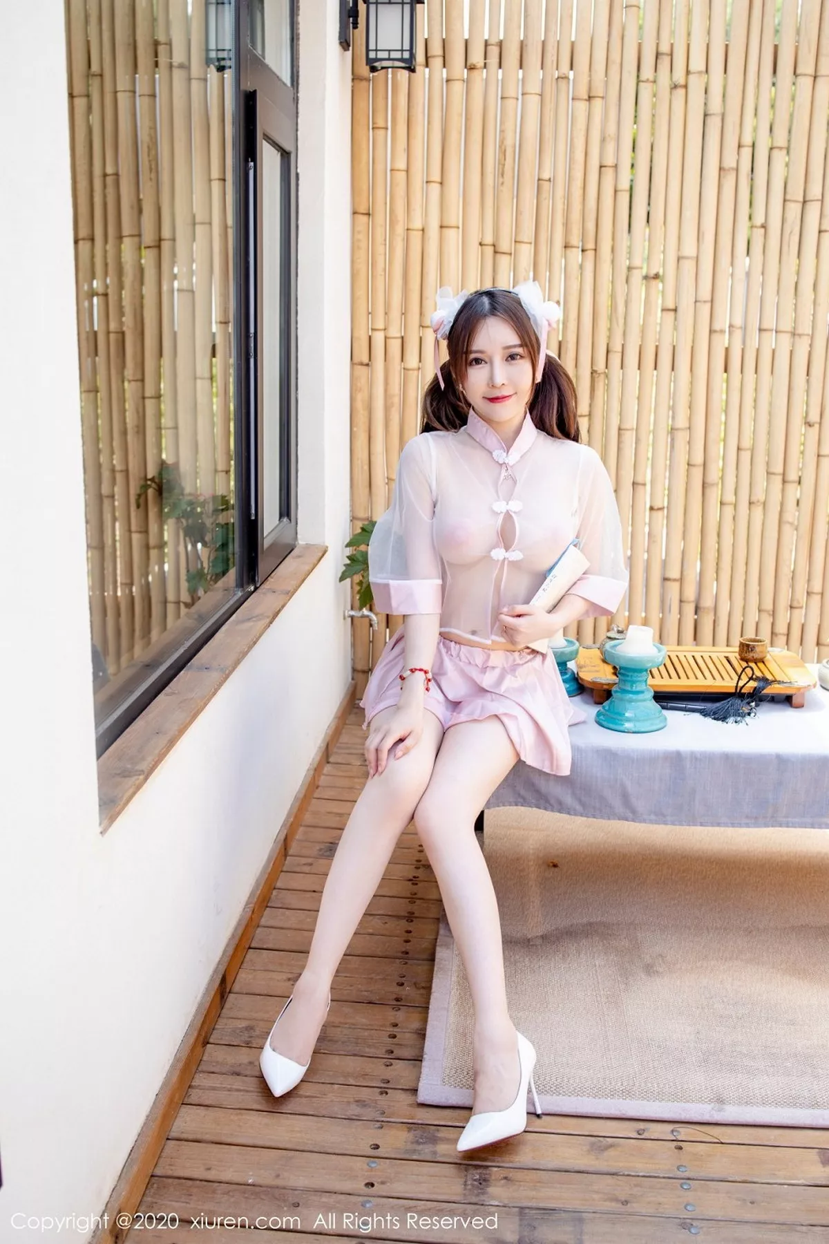 秀人集.com_[XiuRen秀人网]No.2510_嫩模玉兔miki中式粉服饰主题透视秀娇嫩肌肤傲人豪乳诱惑写真31P