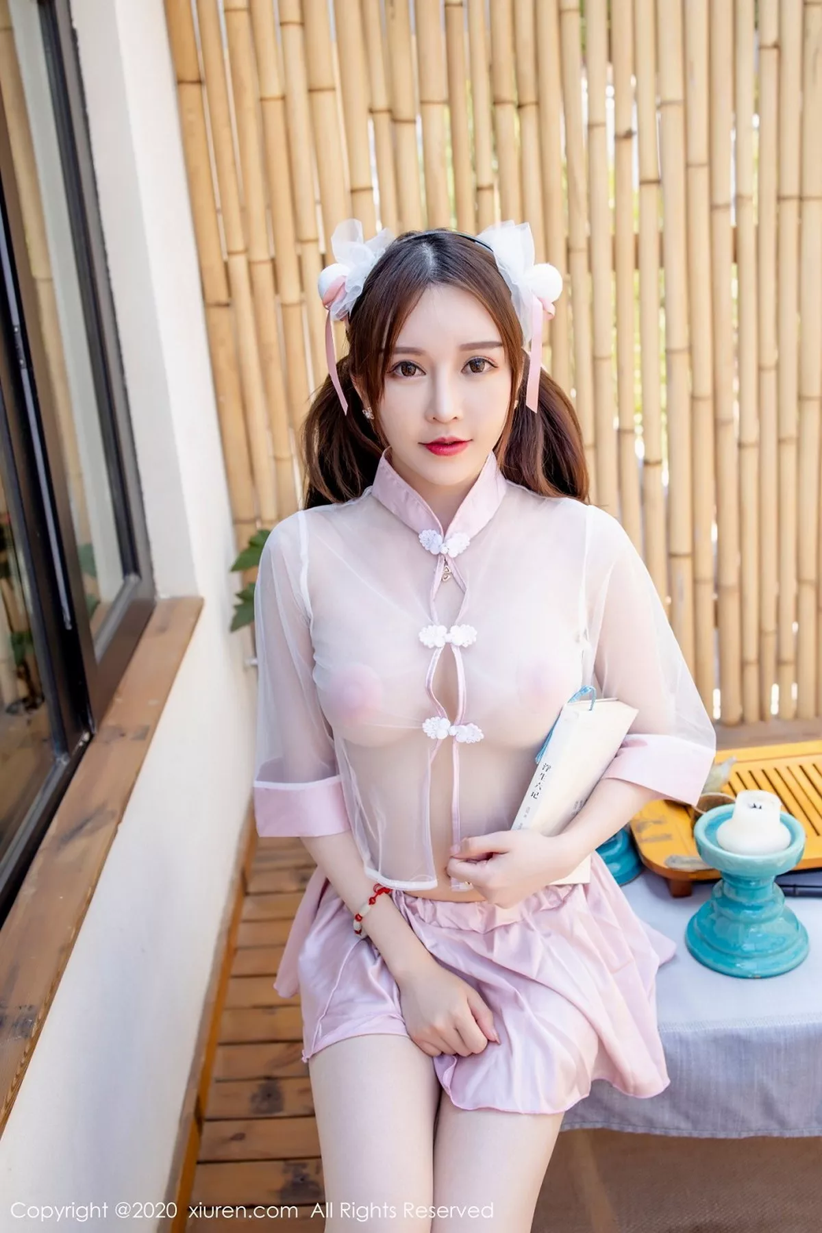 秀人集.com_[XiuRen秀人网]No.2510_嫩模玉兔miki中式粉服饰主题透视秀娇嫩肌肤傲人豪乳诱惑写真31P