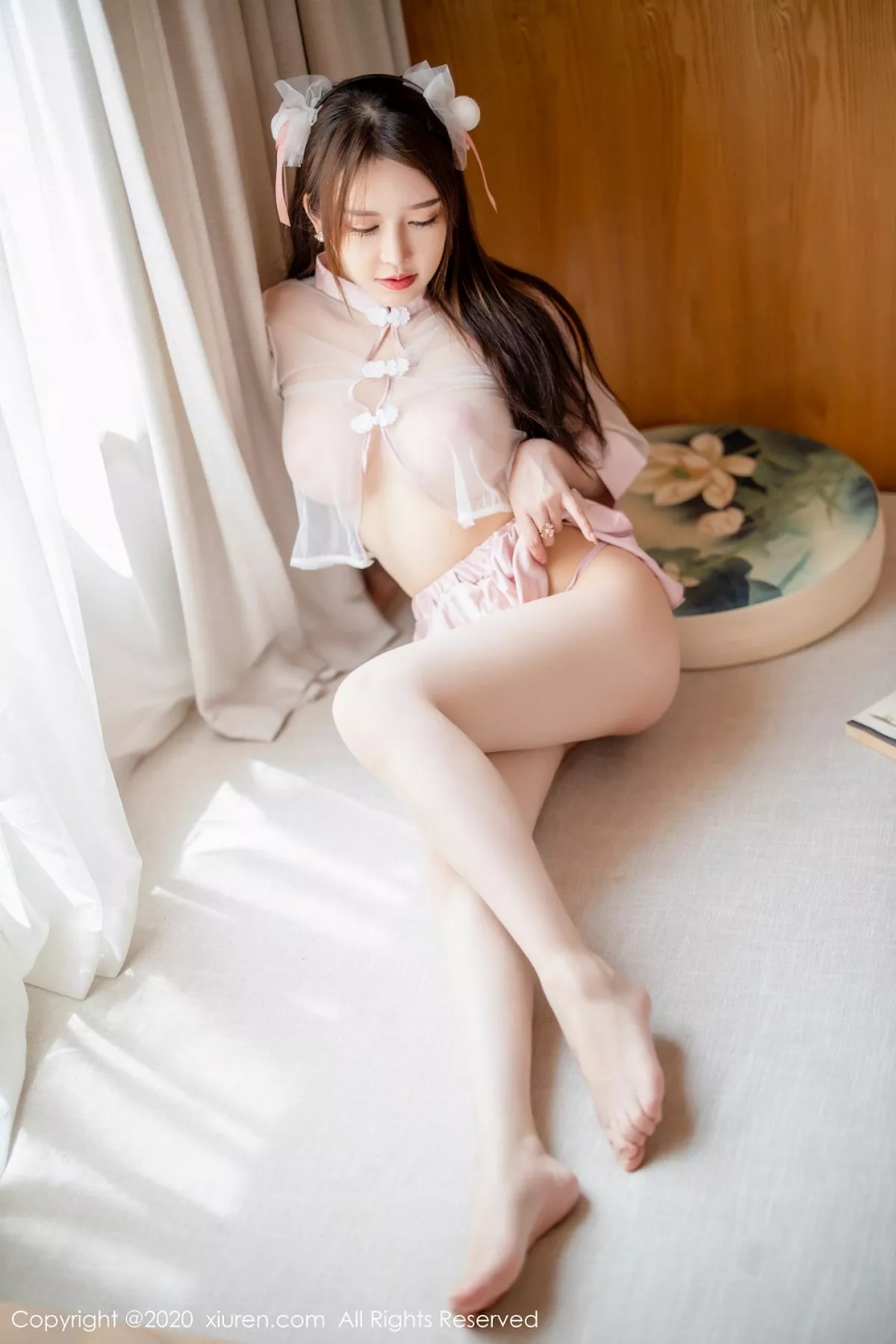 秀人集.com_[XiuRen秀人网]No.2510_嫩模玉兔miki中式粉服饰主题透视秀娇嫩肌肤傲人豪乳诱惑写真31P