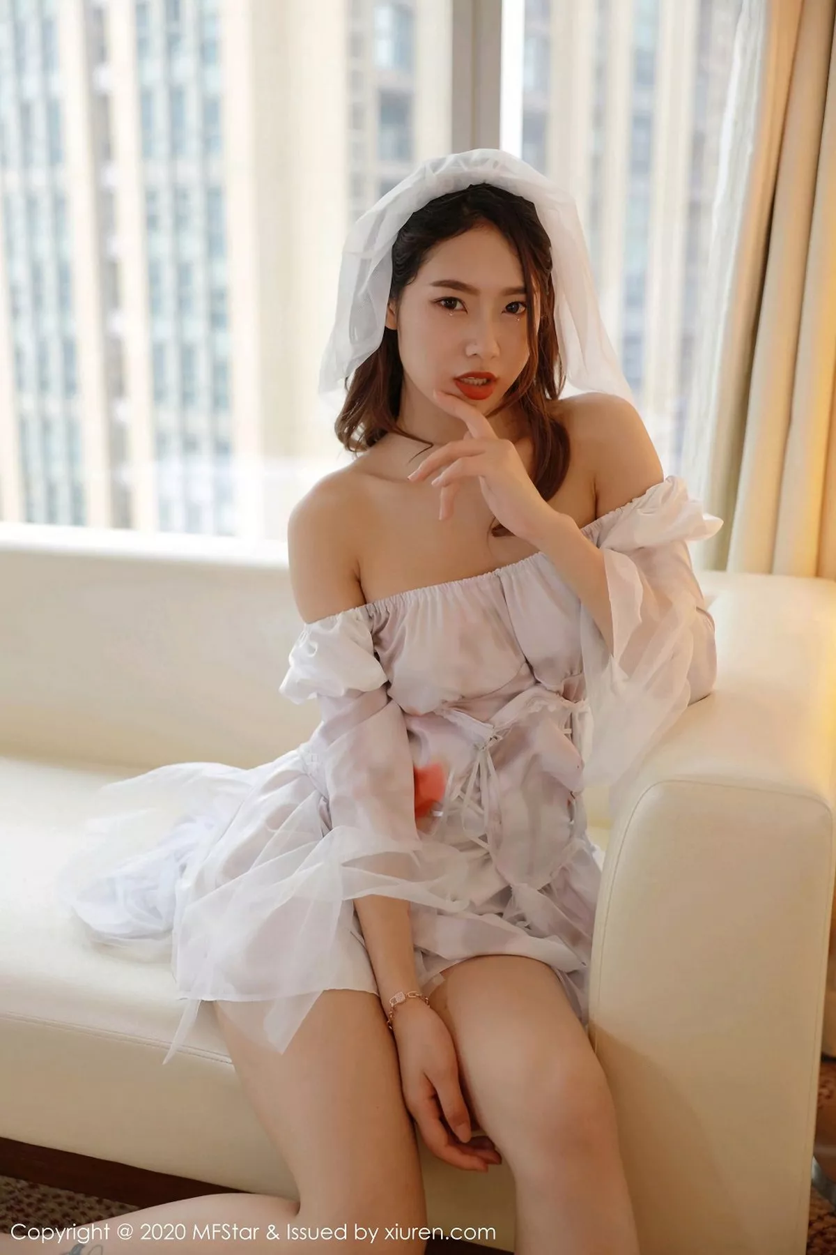 秀人集.com_[MFStar模范学院]Vol.408_嫩模方子萱万圣节鬼新娘主题撩裙露蕾丝内裤诱惑写真61P