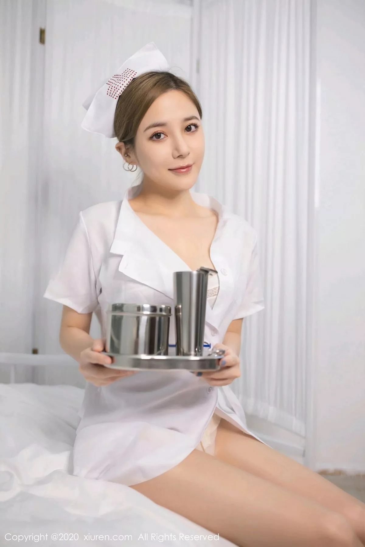 秀人集.com_[XiuRen秀人网]No.2743_嫩模鱼子酱Fish护士打针主题脱护士制服露性感白色内衣诱惑写真81P