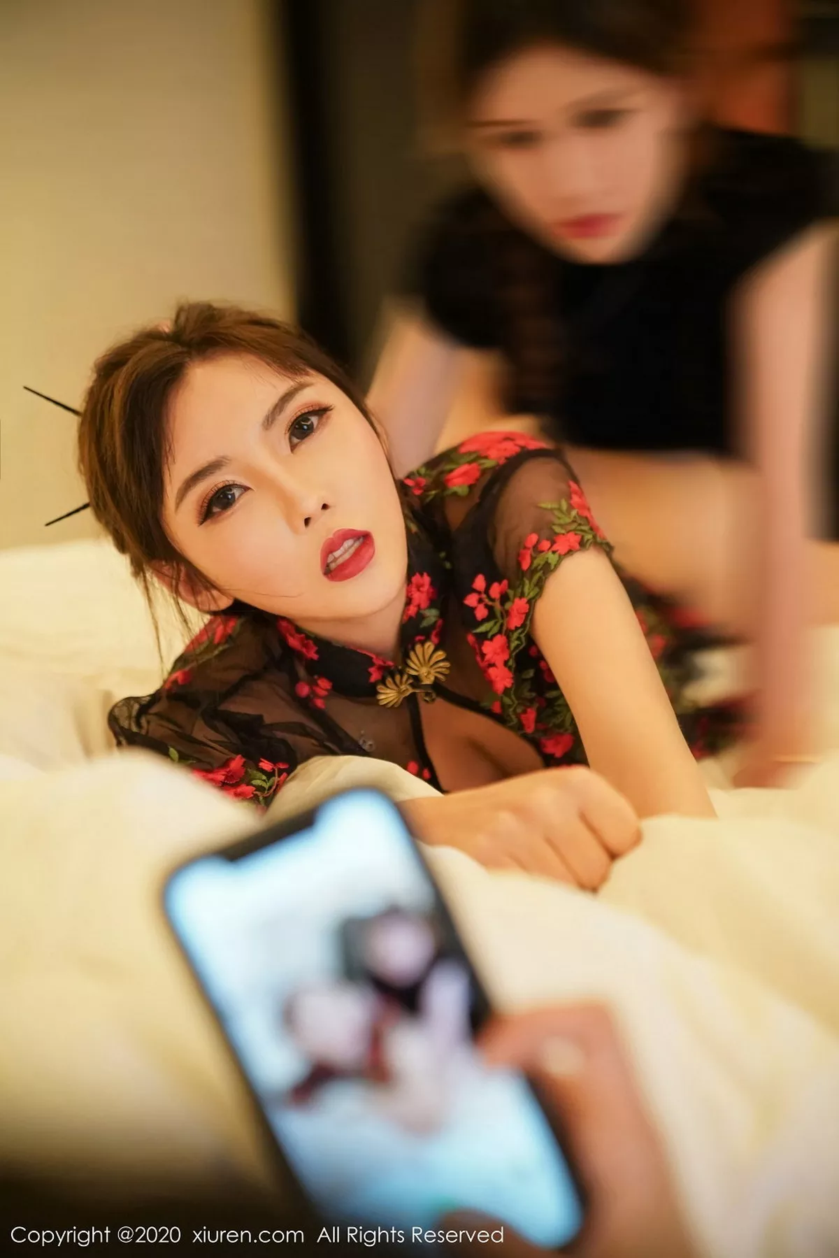 秀人集.com_[XiuRen秀人网]No.2849_嫩模萌汉药baby＆张雨萌韵味典雅旗袍主题撩人姿势惹火诱惑写真45P