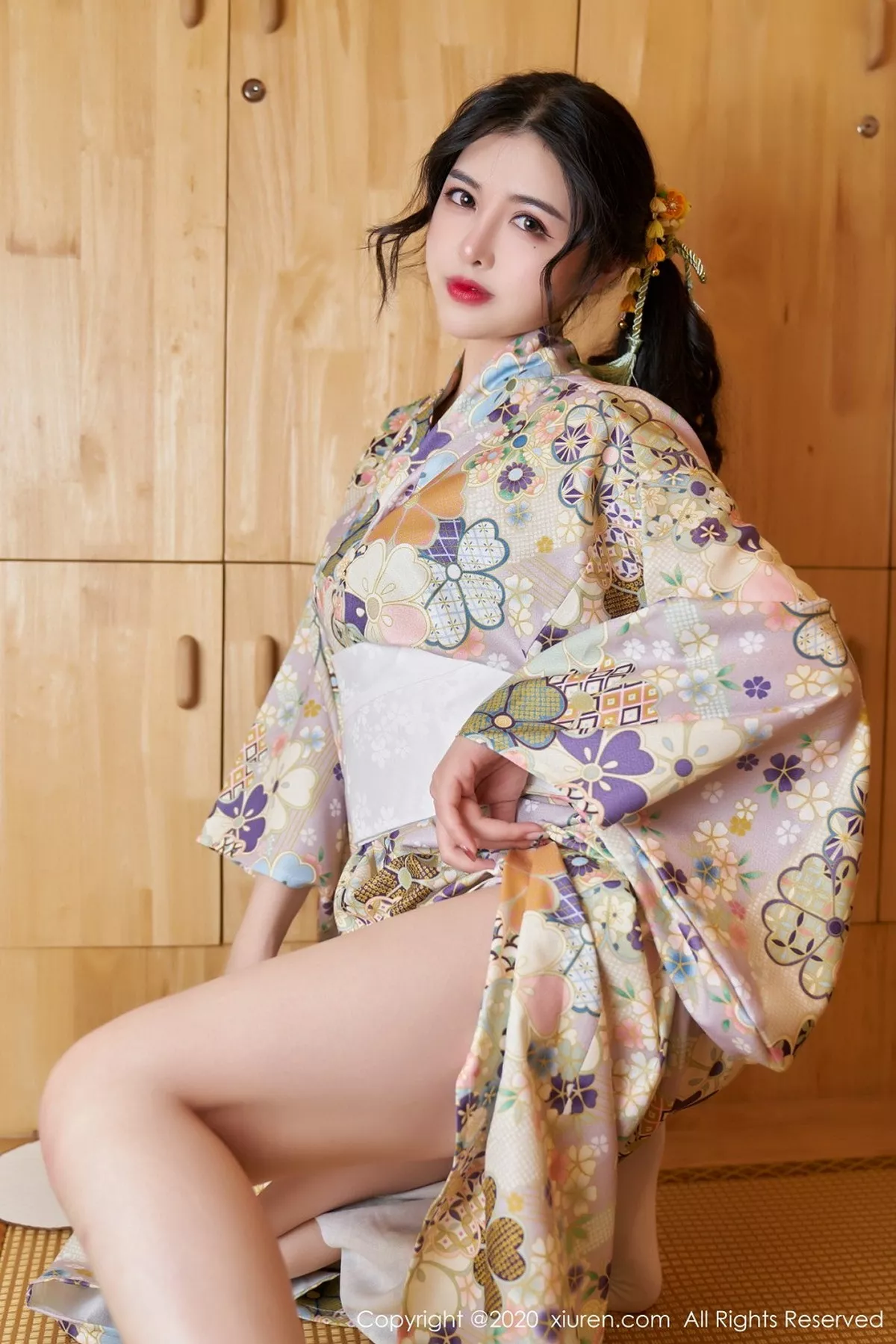 秀人集.com_[XiuRen秀人网]No.2853_嫩模韩静安私房花色性感和服半撩露白嫩翘臀美腿完美诱惑写真65P