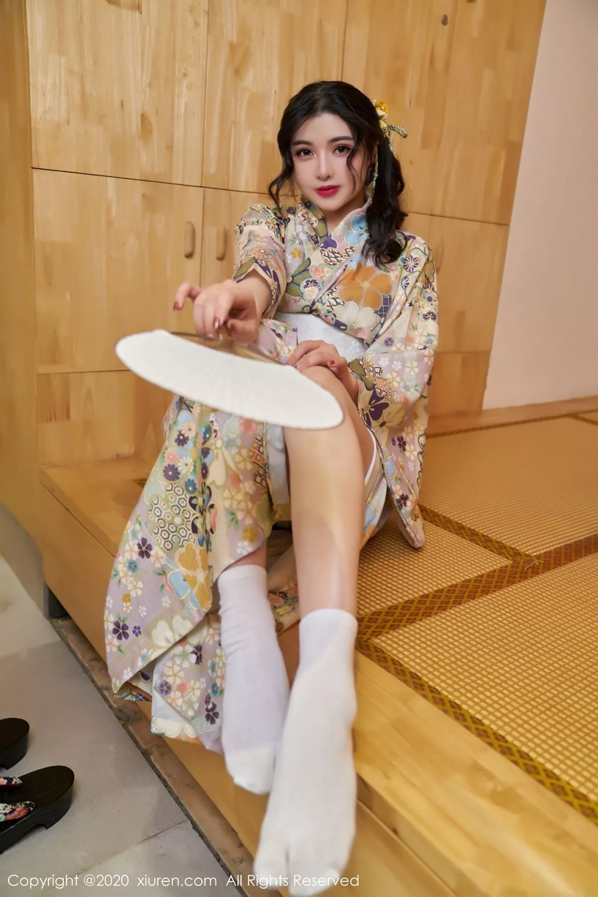 秀人集.com_[XiuRen秀人网]No.2853_嫩模韩静安私房花色性感和服半撩露白嫩翘臀美腿完美诱惑写真65P