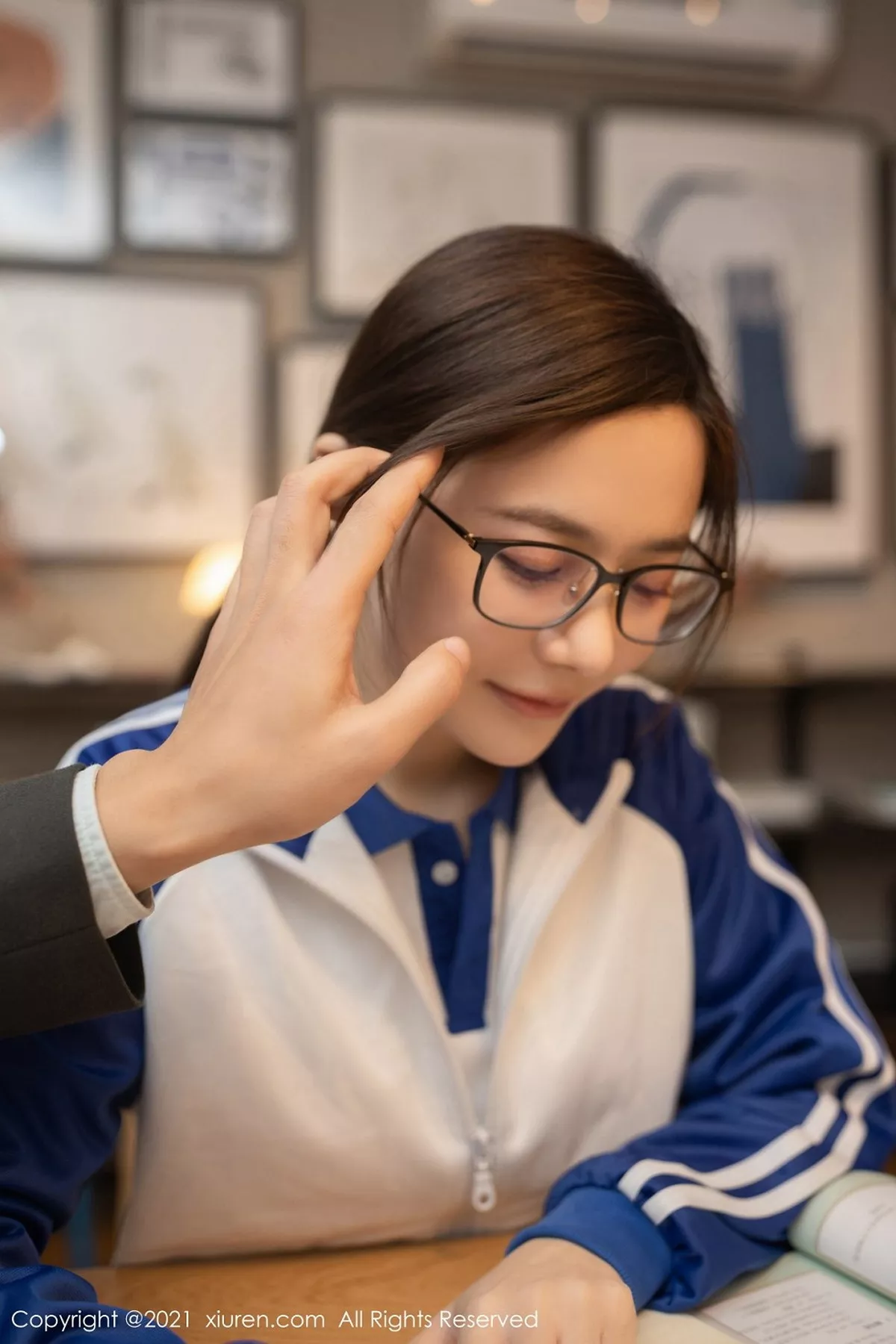 秀人集.com_[XiuRen秀人网]No.2983_嫩模鱼子酱Fish学生与家教故事主题粉色蕾丝内衣完美诱惑写真78P