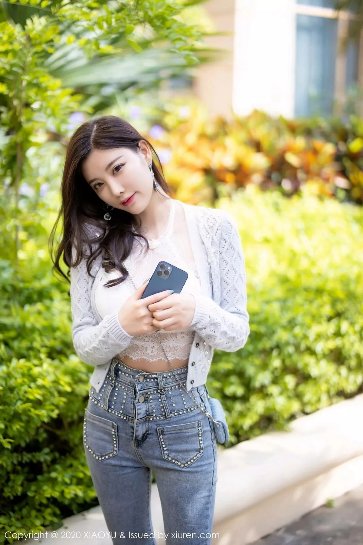 秀人集.com_[XiaoYu画语界]Vol.433_女神杨晨晨sugar床上脱牛仔裤露蕾丝内裤秀翘臀诱惑写真93P