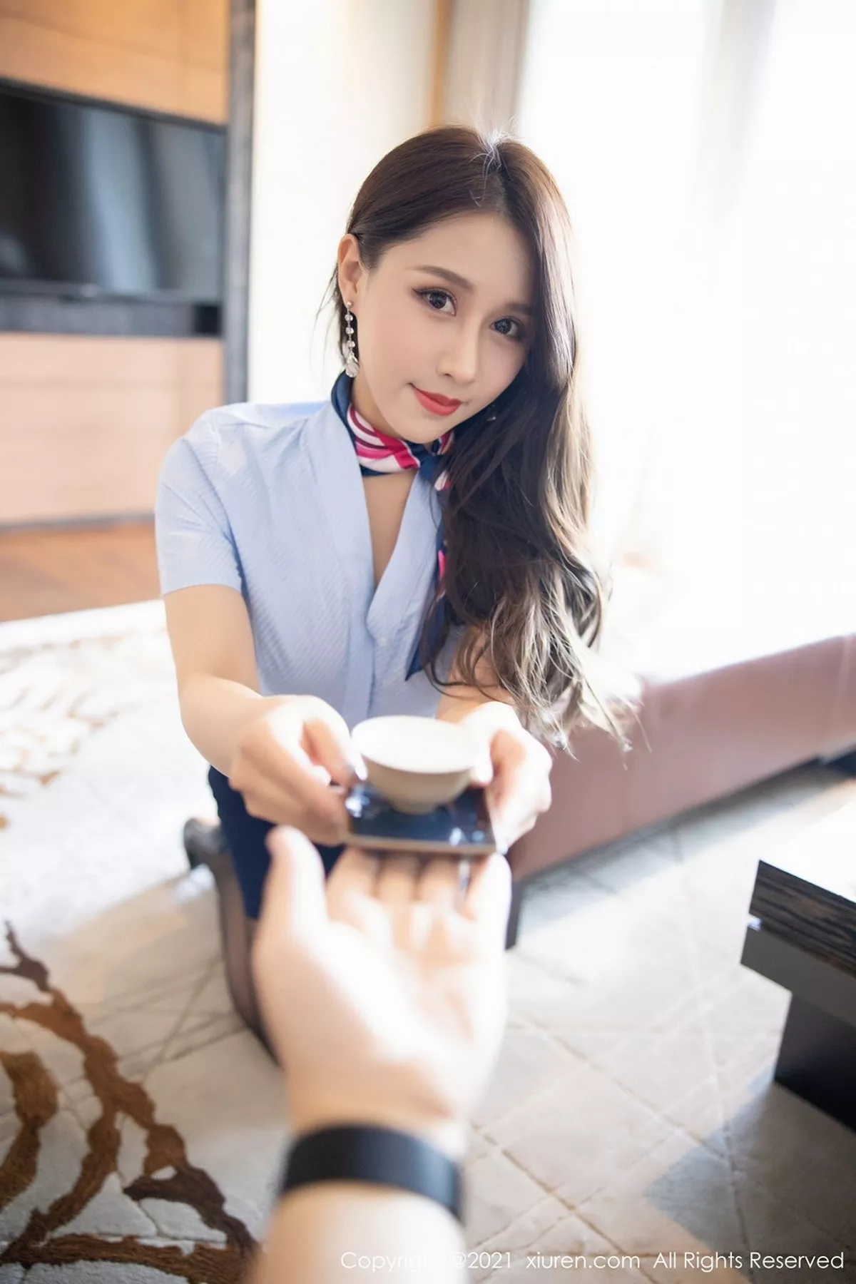 秀人集.com_[XiuRen秀人网]No.3073_嫩模徐安安三亚旅拍经典制服捆绑艺开档黑丝裤袜秀翘臀诱惑写真64P