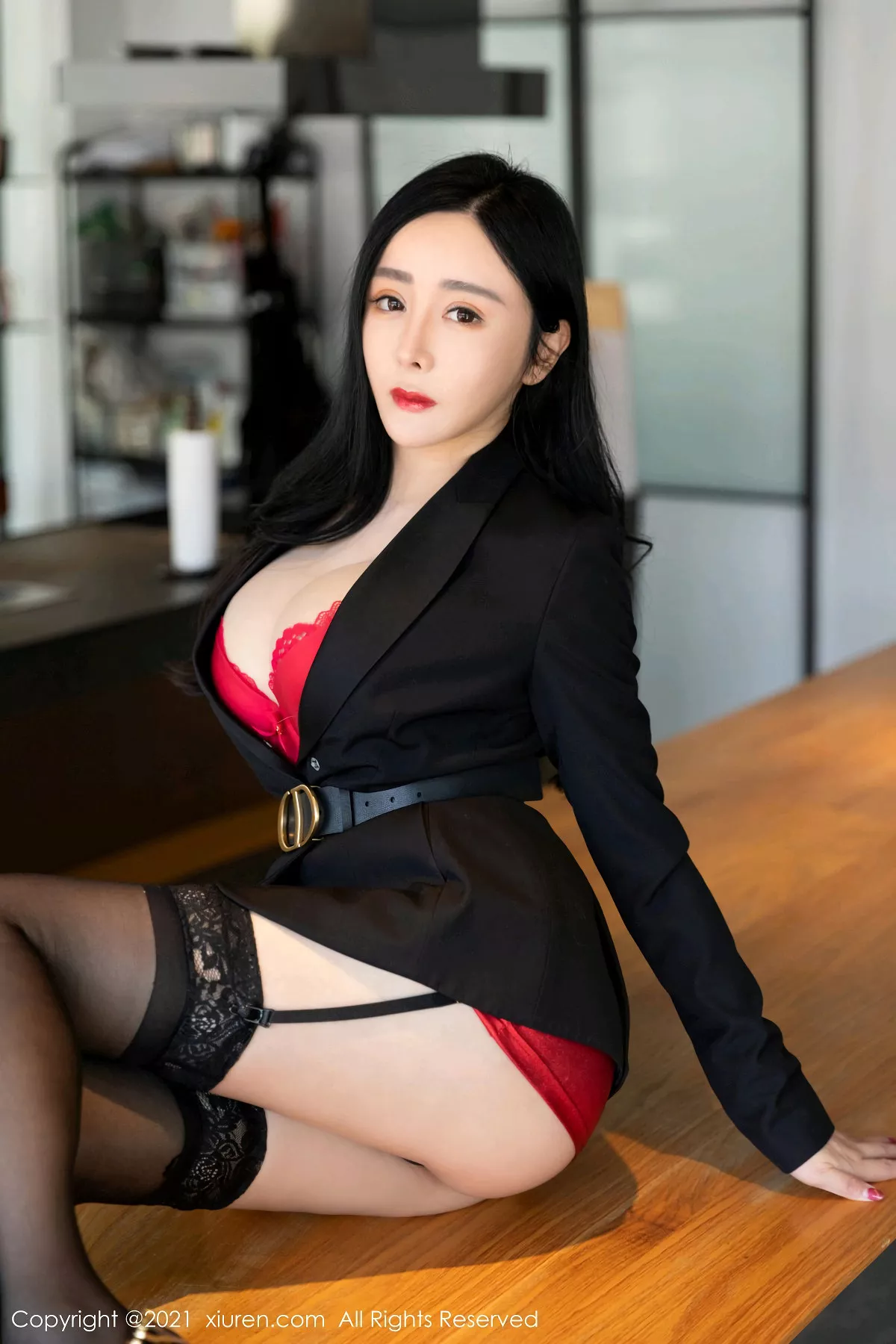 秀人集.com_[XiuRen秀人网]No.3148_女神允爾元宵节剧情主题猩红内衣配蕾丝吊袜秀丰乳肥臀诱惑写真58P