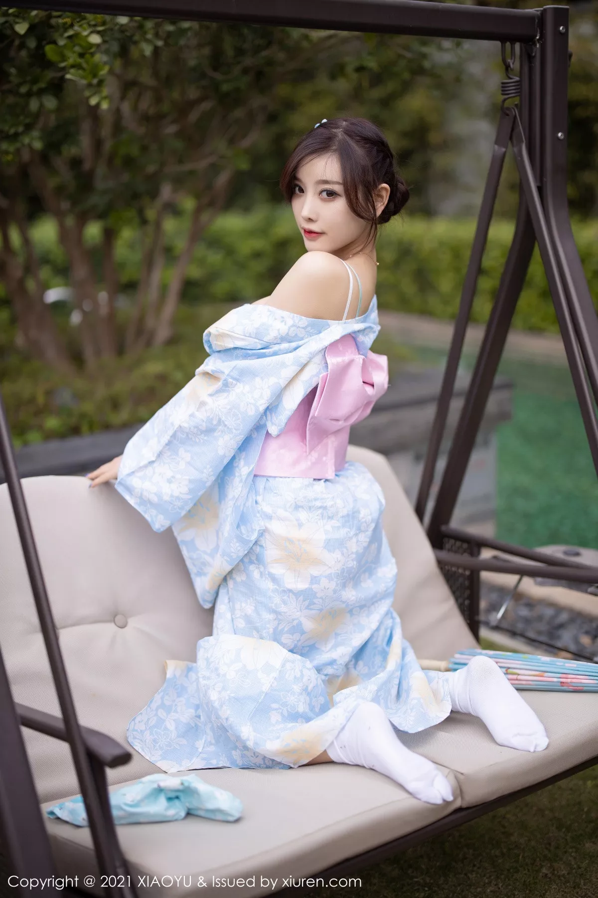 秀人集.com_[XiaoYu画语界]Vol.482_女神杨晨晨sugar厦门旅拍户外日式和服系列半脱撩人诱惑写真80P