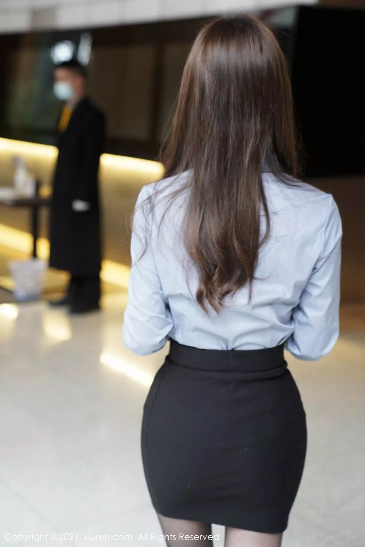 秀人集.com_[XiuRen秀人网]No.3187_嫩模周于希Sandy消防培训主题性感黑短裙下超薄黑丝裤袜魅惑写真50P