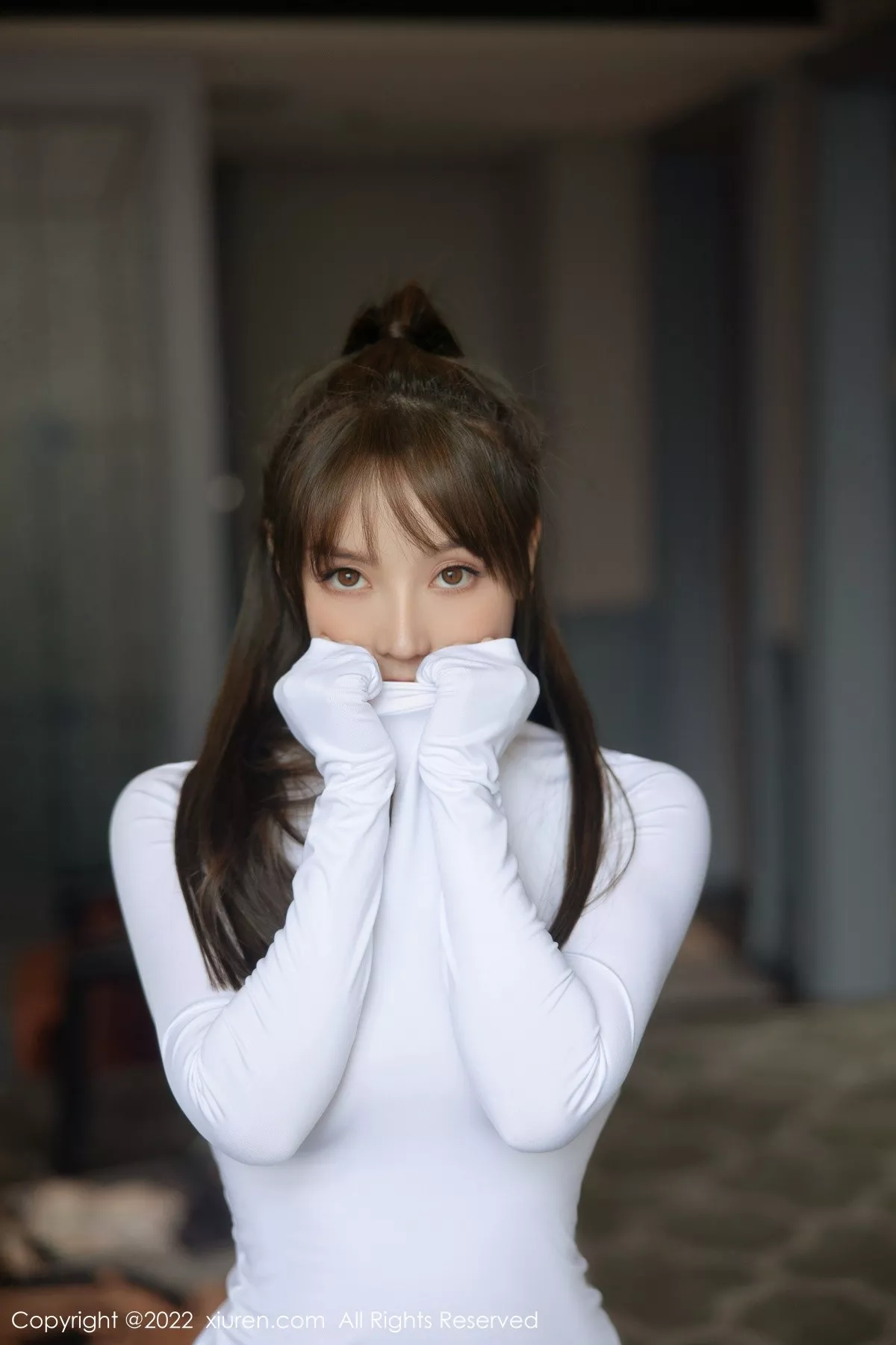 秀人集.com_[XiuRen秀人网]No.5304_模特豆瓣酱私房性感白色轻透服饰配白丝袜秀丰满身材诱惑写真87P