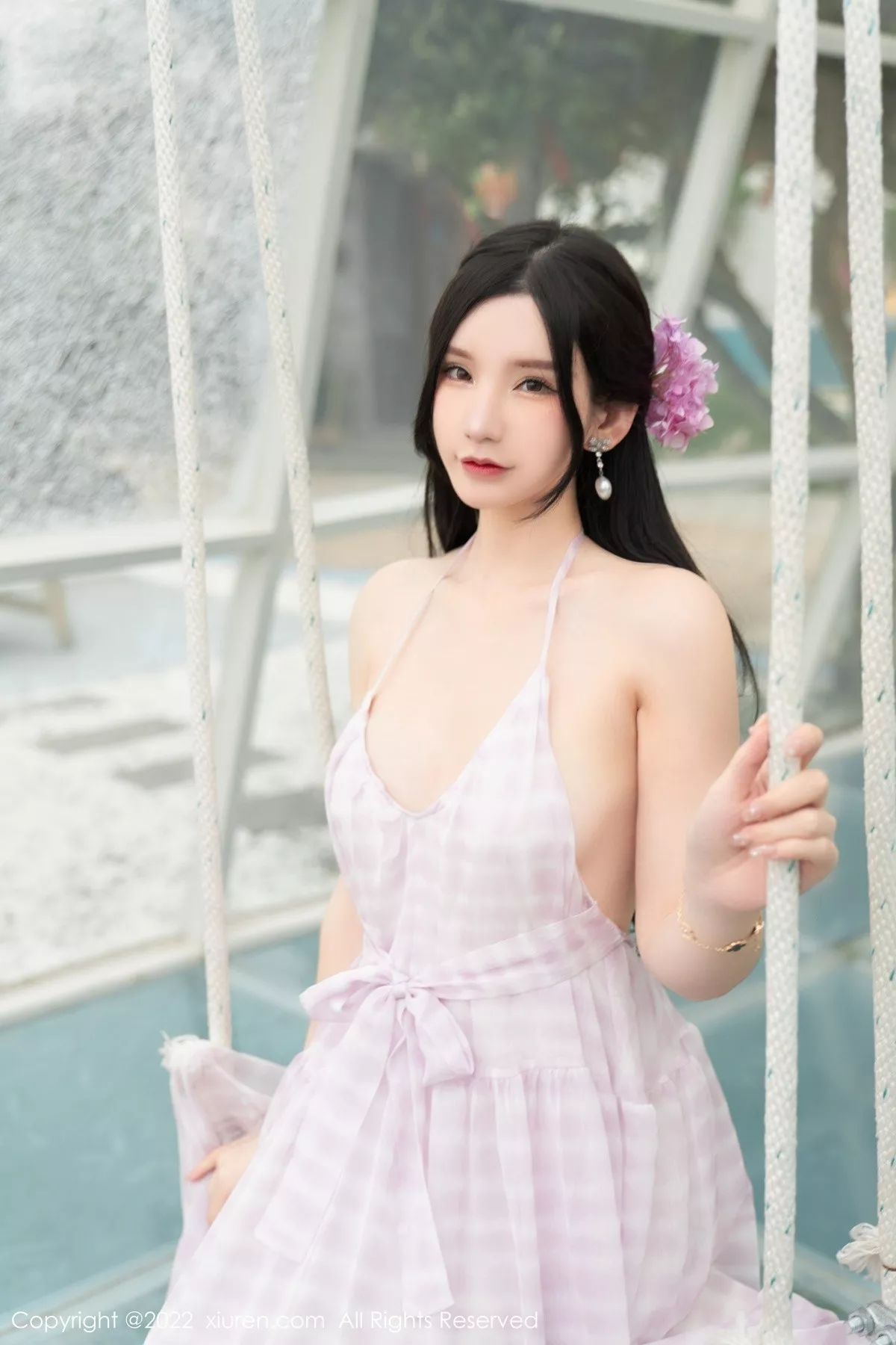 秀人集.com_[XiuRen秀人网]No.5207_女神周于希Sally心愿旅拍脱连衣长裙露性感白色网纱内衣诱惑写真79P