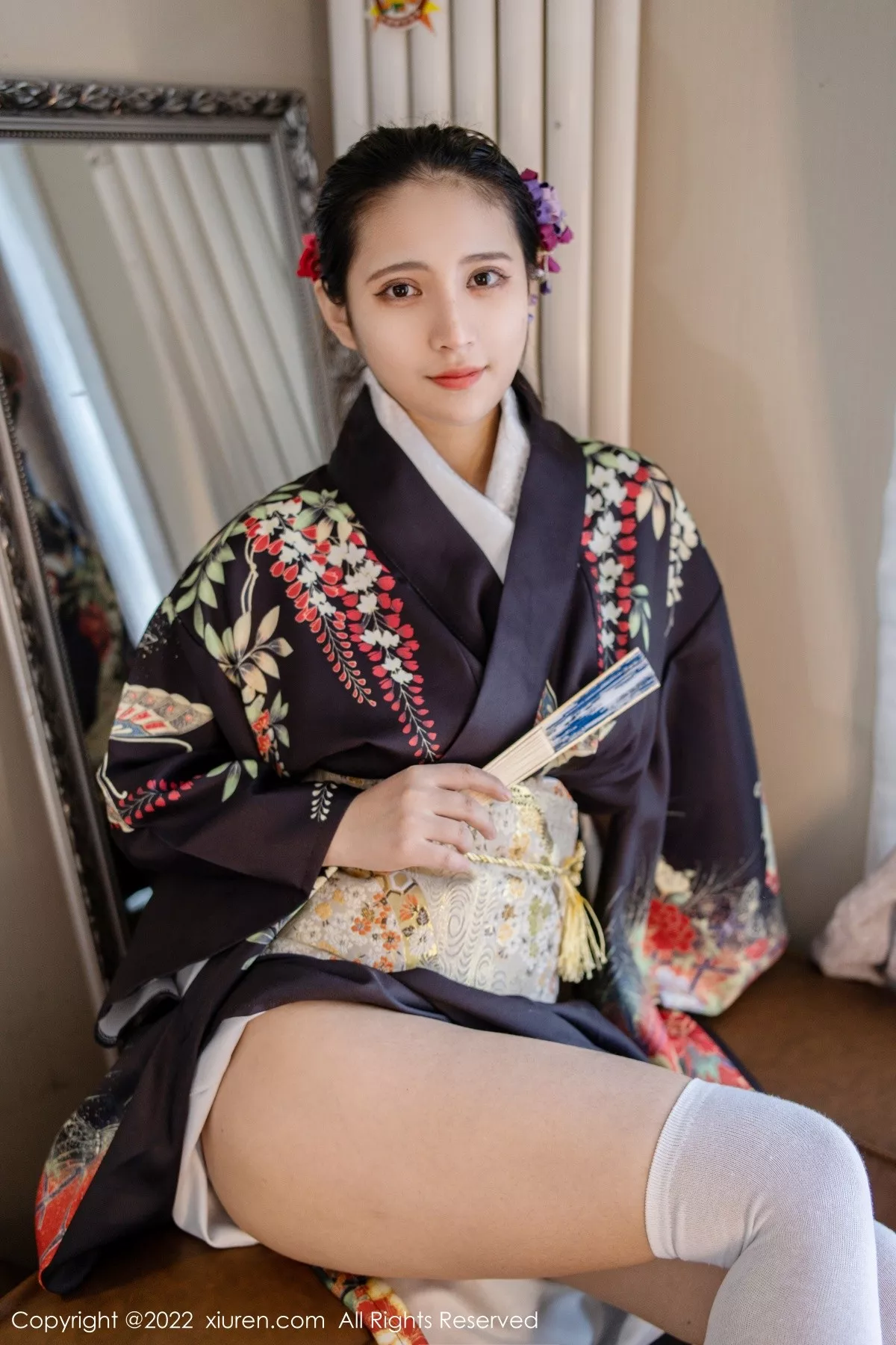 秀人集.com_[XiuRen秀人网]No.5309_模特久久Aimee日系居家和服半脱露白色抹胸内衣秀豪乳诱惑写真62P