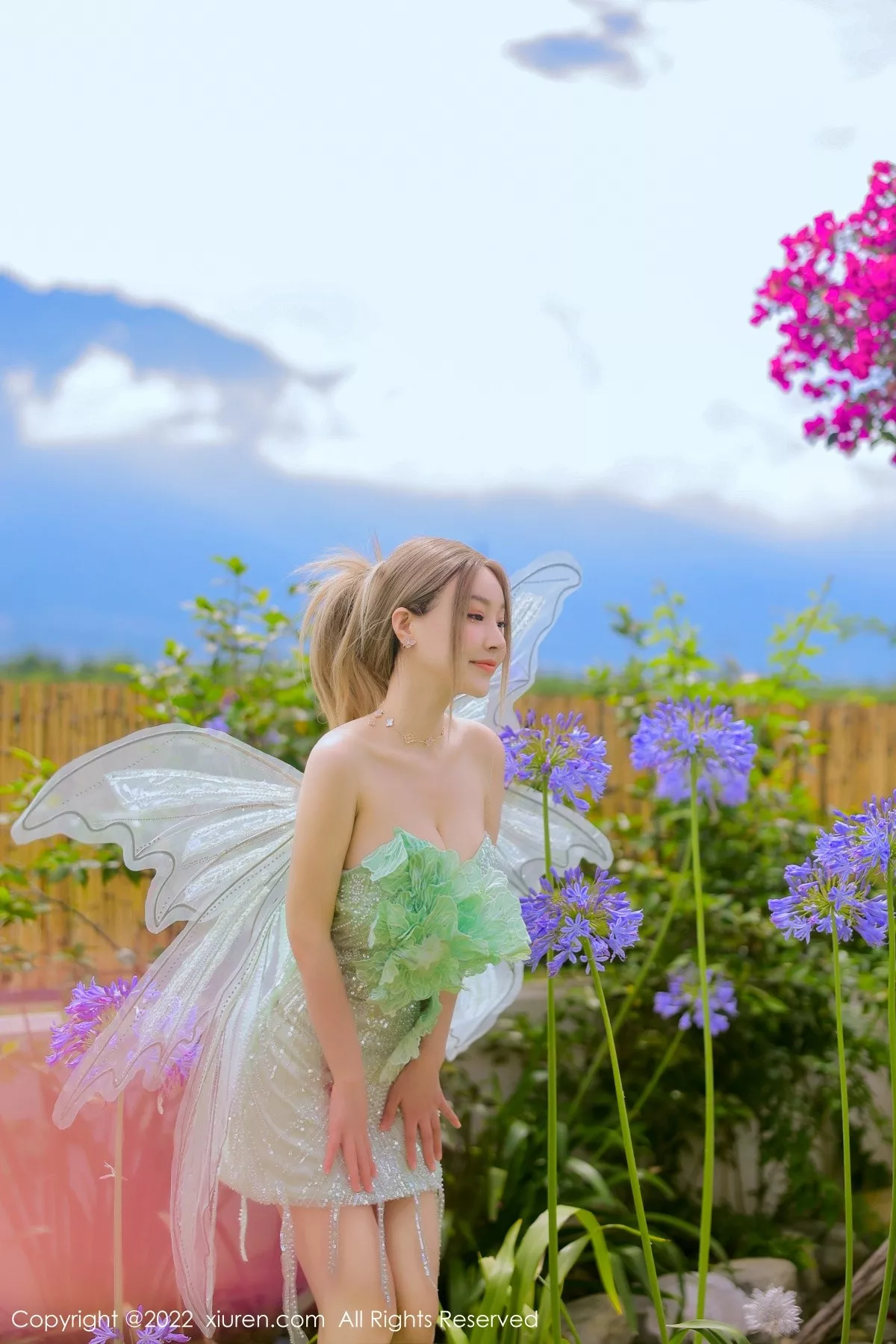 秀人集.com_[XiuRen秀人网]No.5382_女神朱可儿Flora大理旅拍绿色精灵服饰低胸秀傲人豪乳诱惑写真68P