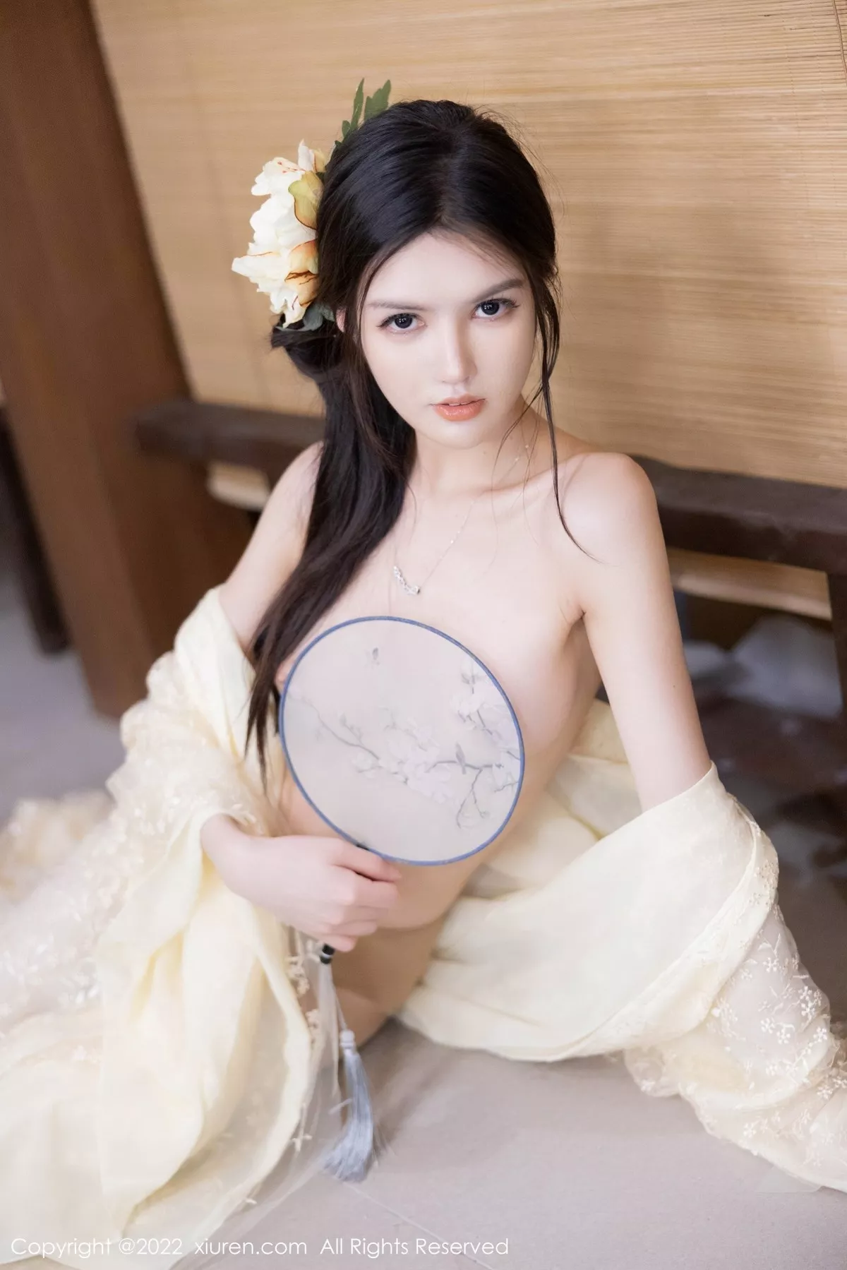 秀人集.com_[XiuRen秀人网]No.5387_模特媛媛酱belle淡黄轻透古装服配超薄肉丝秀惹火身材诱惑写真60P