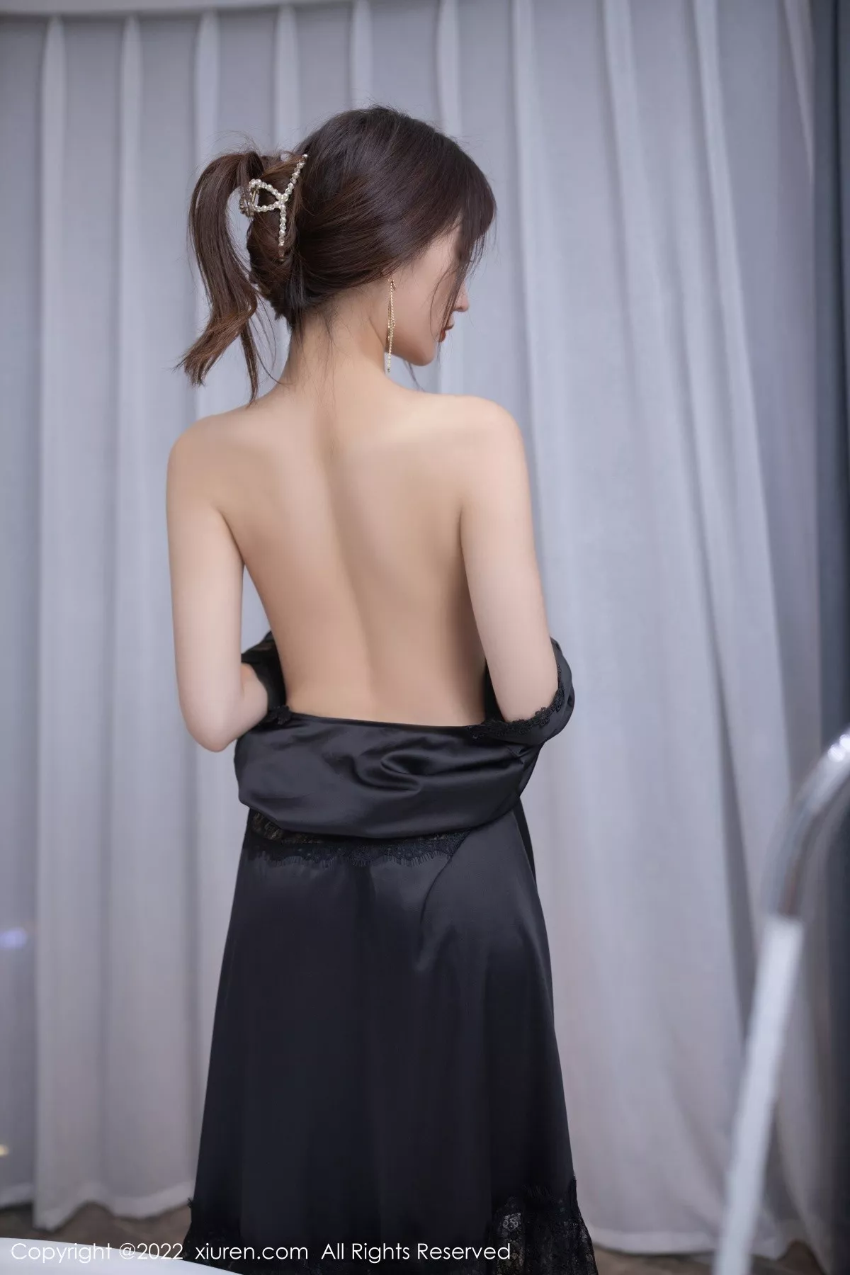 秀人集.com_[XiuRen秀人网]No.5389_模特陆萱萱浴缸场景性感黑色情趣服饰秀完美身材惹火诱惑写真64P