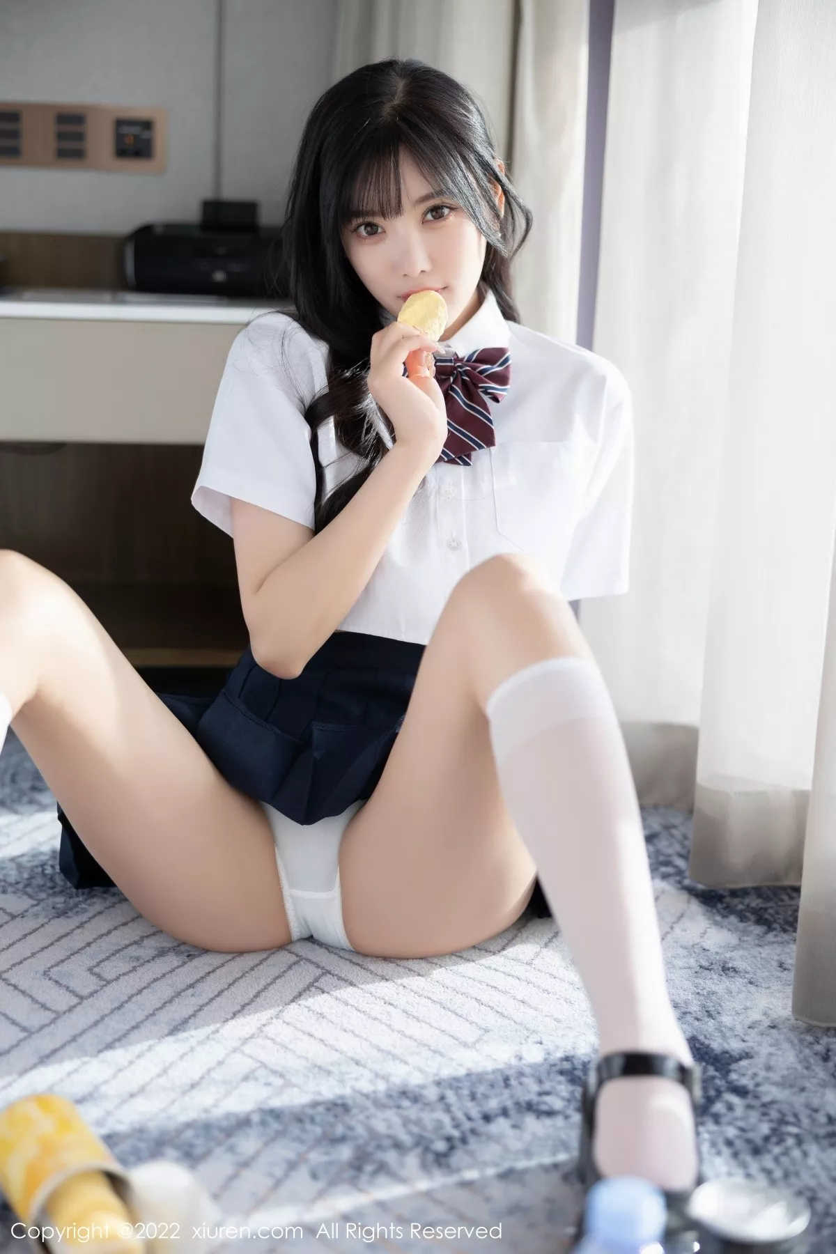 秀人集.com_[XiuRen秀人网]No.5338_女神杨晨晨Yome清爽学妹制服露蕾丝内衣秀完美身材诱惑写真82P