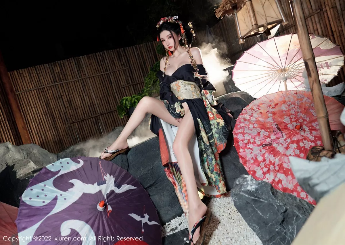 秀人集.com_[XiuRen秀人网]No.5537_女神周于希Sally宽衣解带主题日系风脱和服露翘臀美腿诱惑写真80P